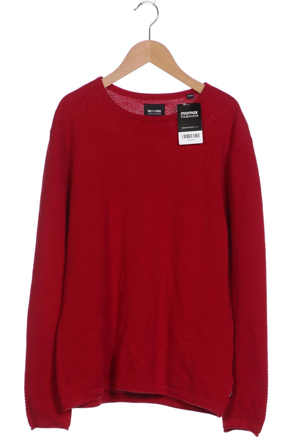 

Only & Sons Herren Pullover, bordeaux, Gr. 52