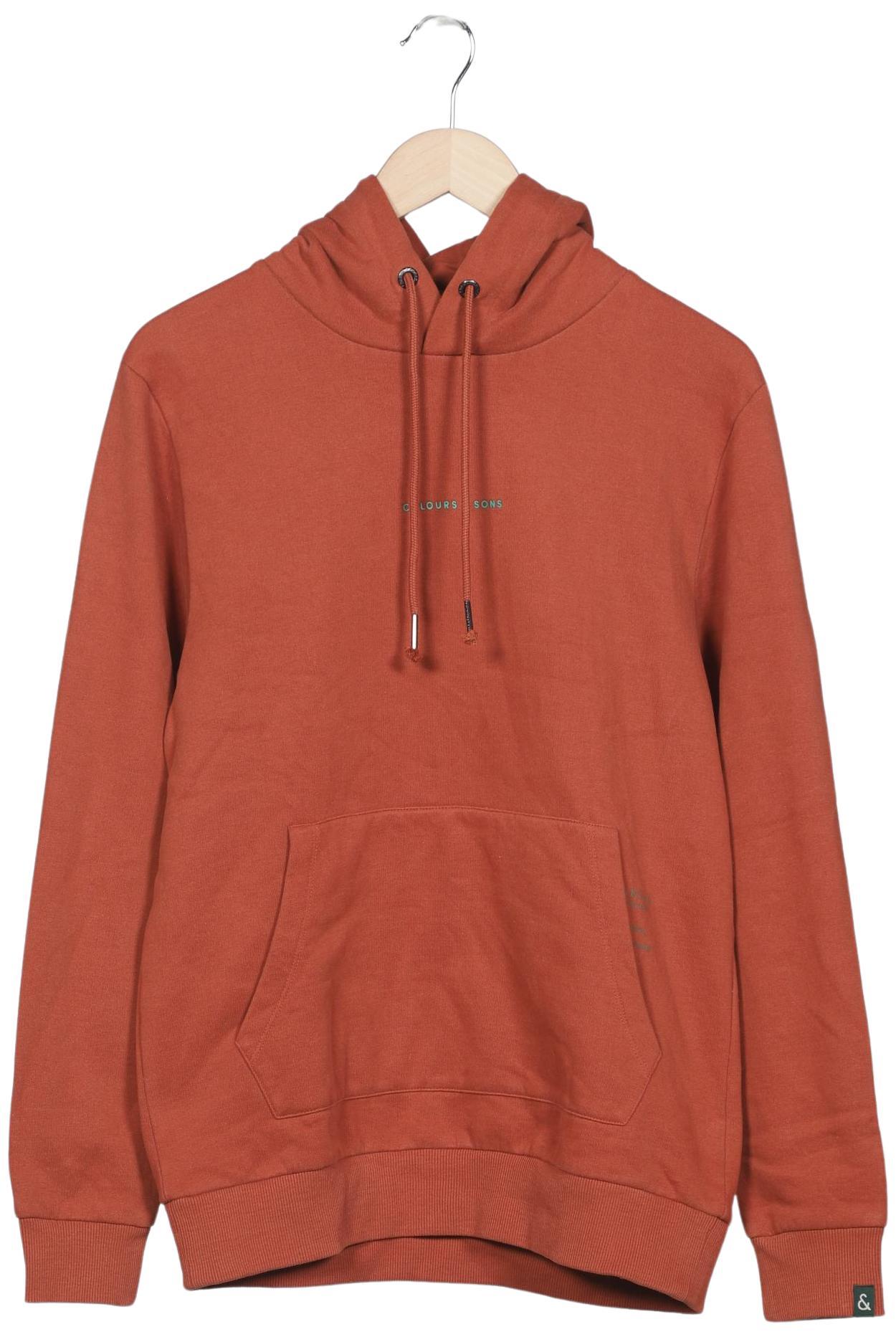 

Only & Sons Herren Kapuzenpullover, orange, Gr. 48