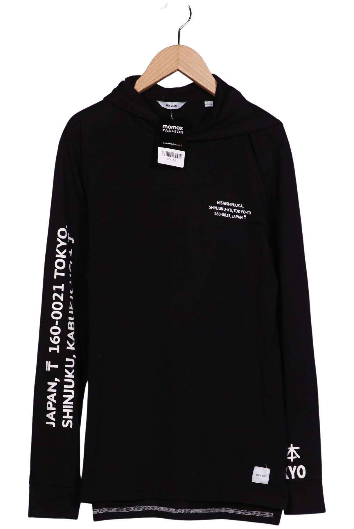 

Only & Sons Herren Kapuzenpullover, schwarz, Gr. 46