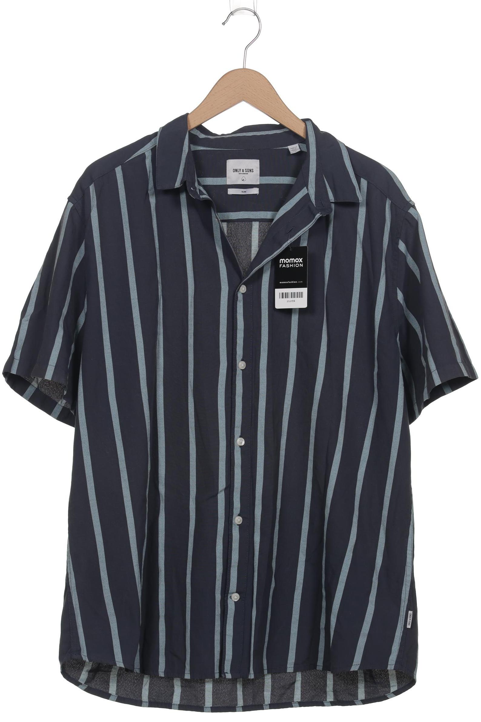 

Only & Sons Herren Hemd, marineblau, Gr. 58