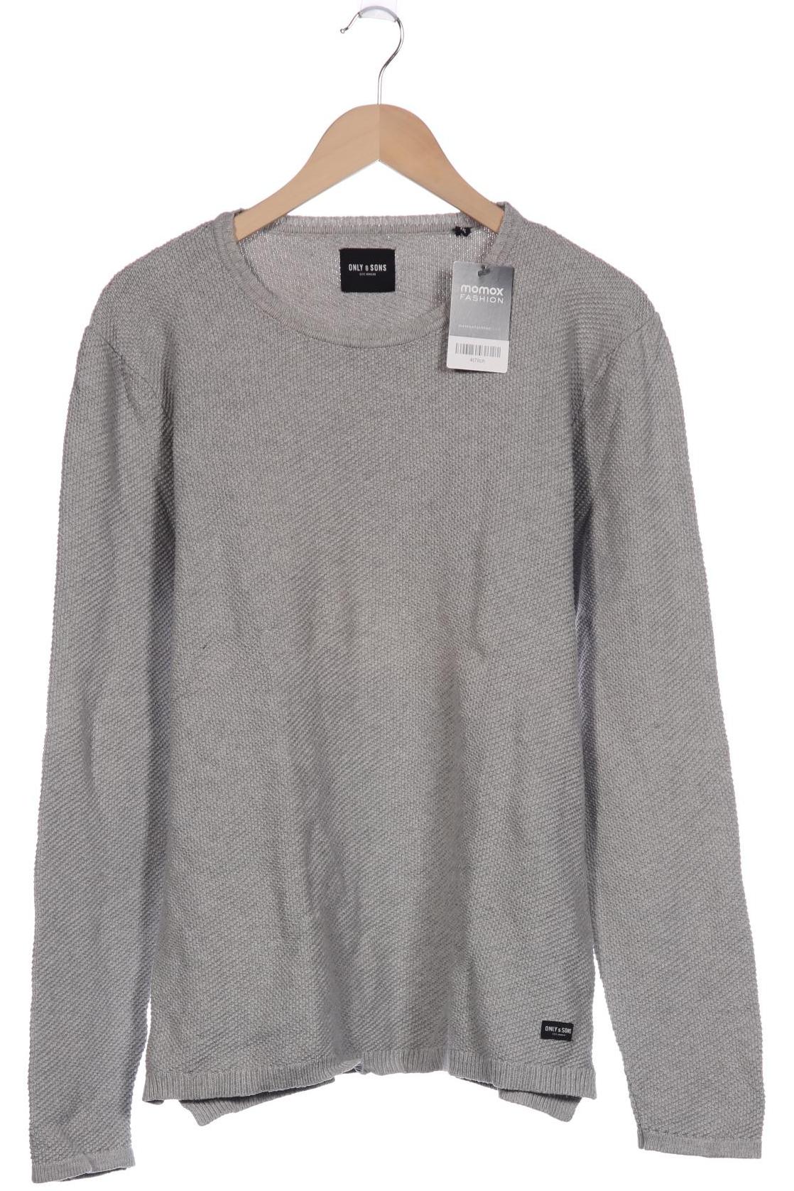 

Only & Sons Herren Pullover, grau, Gr. 56