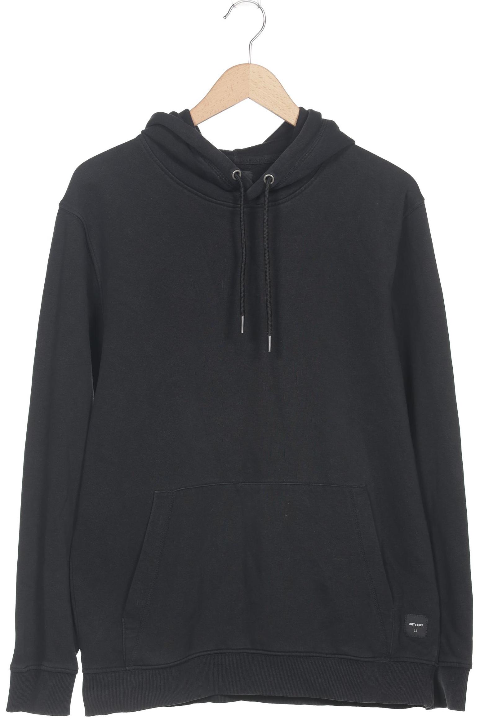 

Only & Sons Herren Kapuzenpullover, schwarz, Gr. 52