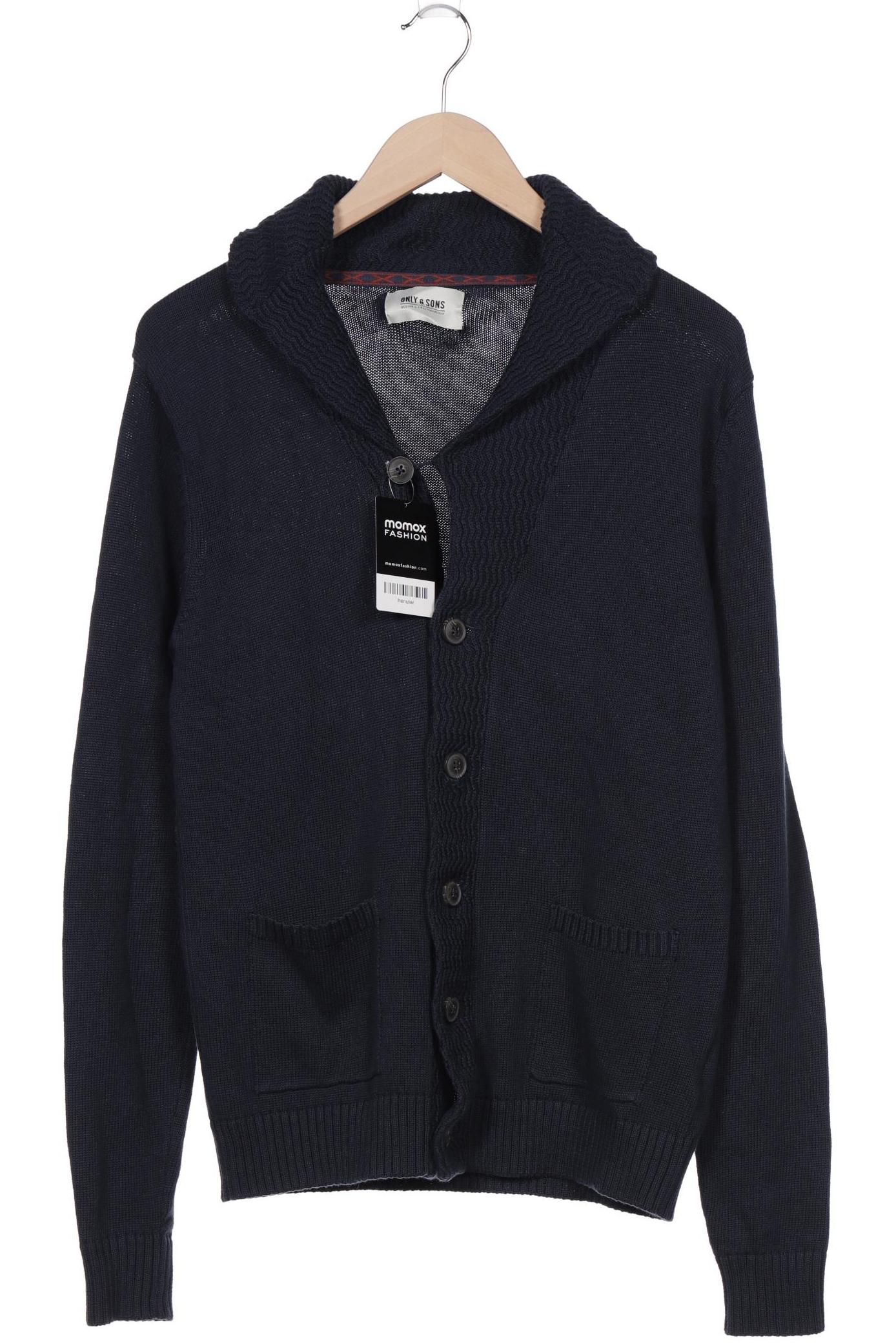 

Only & Sons Herren Strickjacke, marineblau