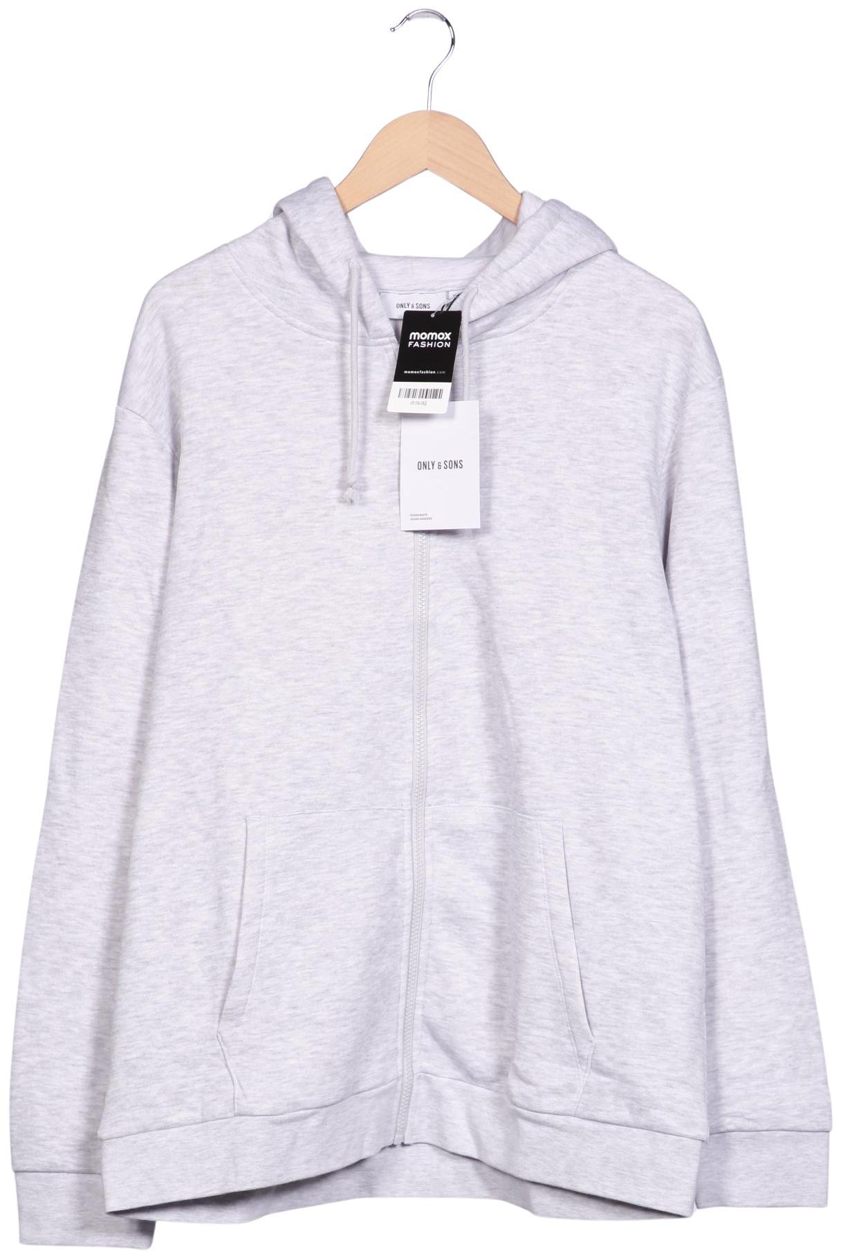 

Only & Sons Herren Kapuzenpullover, grau, Gr. 54