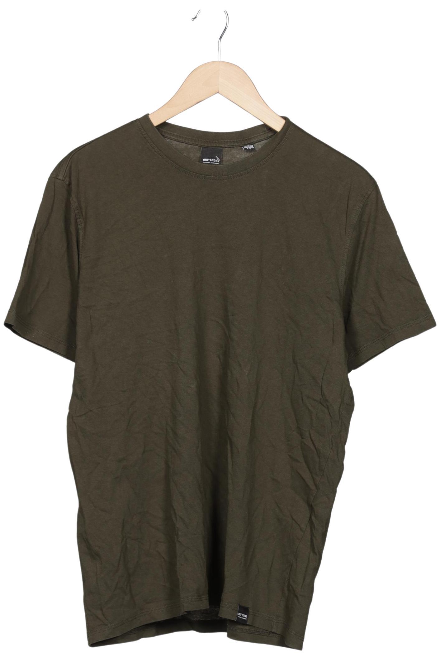 

Only & Sons Herren T-Shirt, grün, Gr. 52