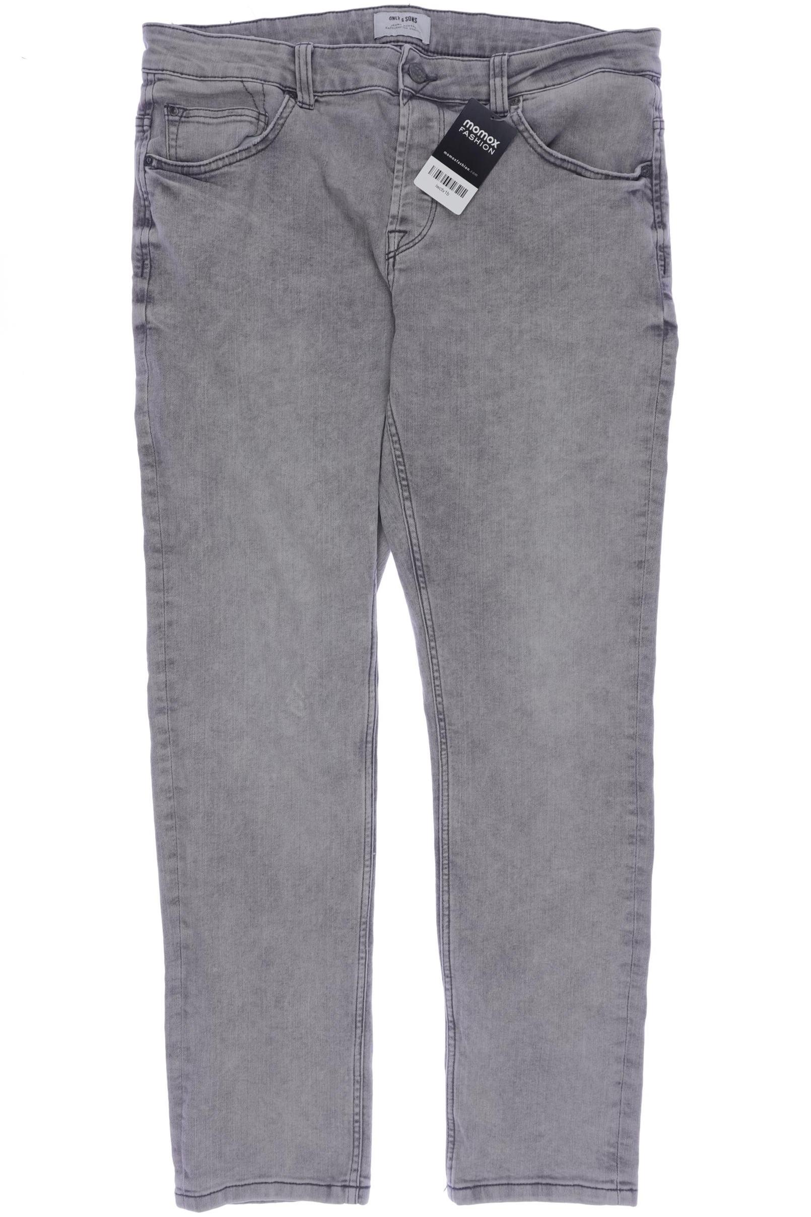 

Only & Sons Herren Jeans, grau, Gr. 34