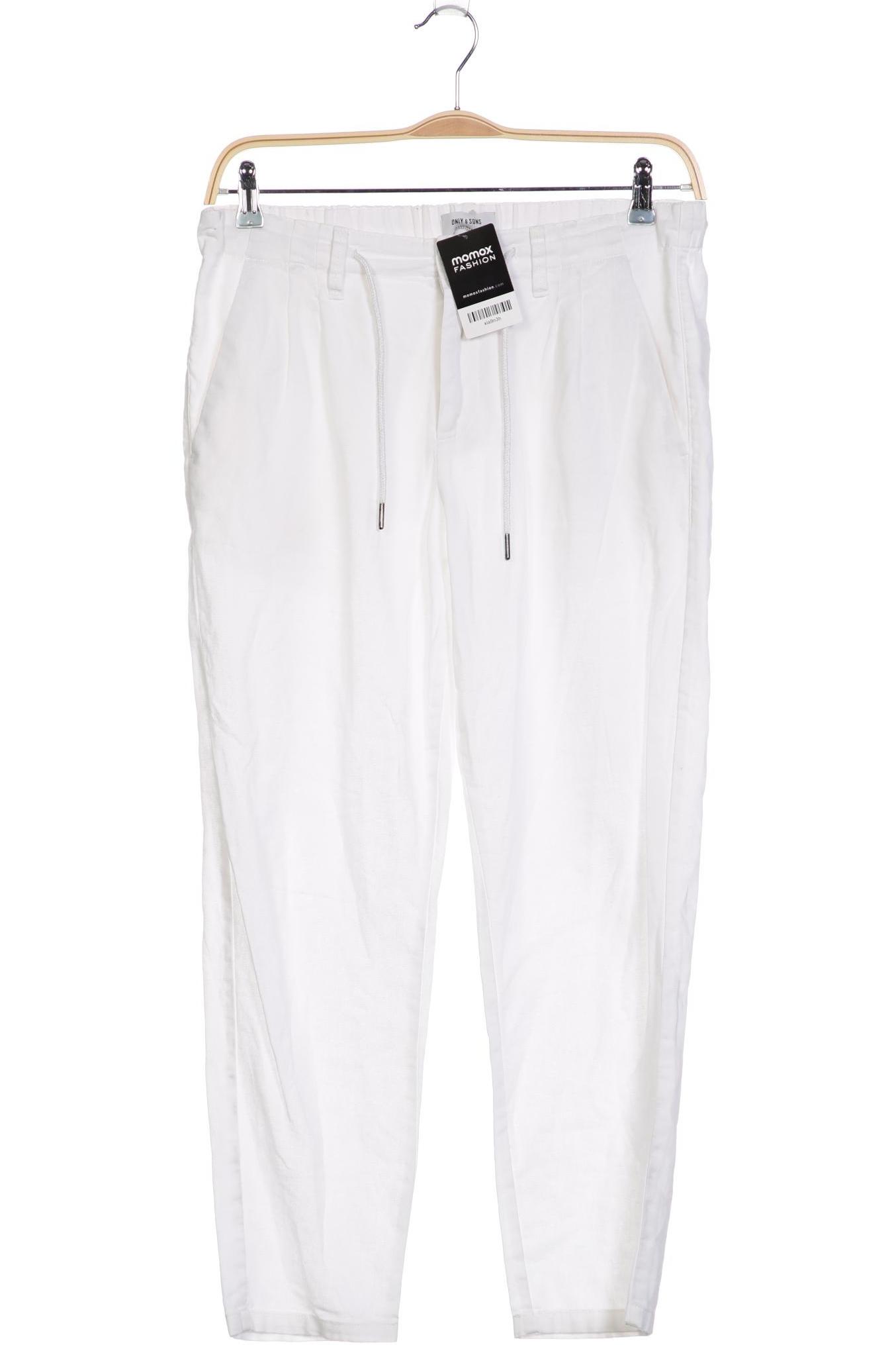 

Only & Sons Herren Stoffhose, weiß, Gr. 31