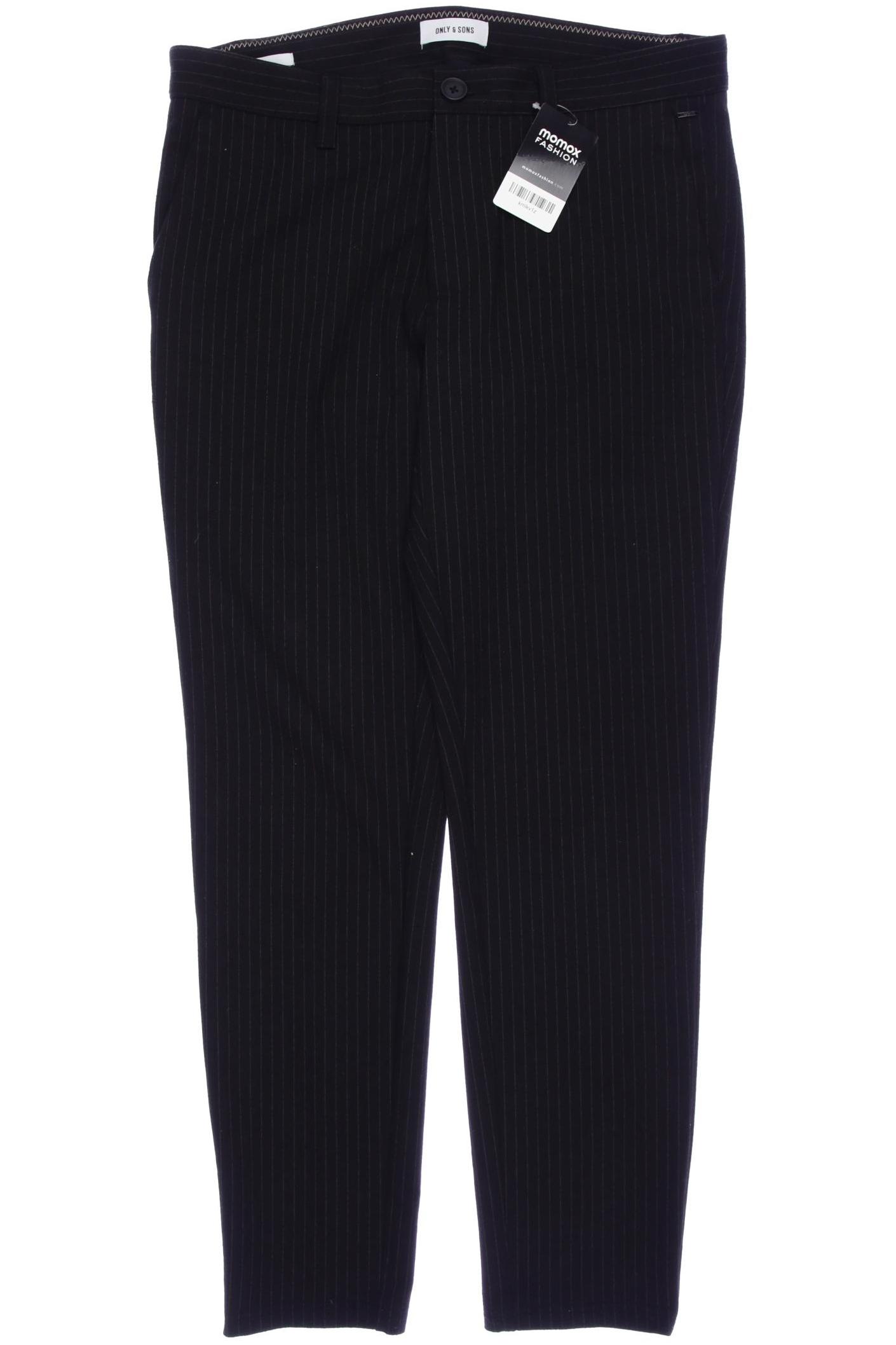 

Only & Sons Herren Stoffhose, schwarz, Gr. 33