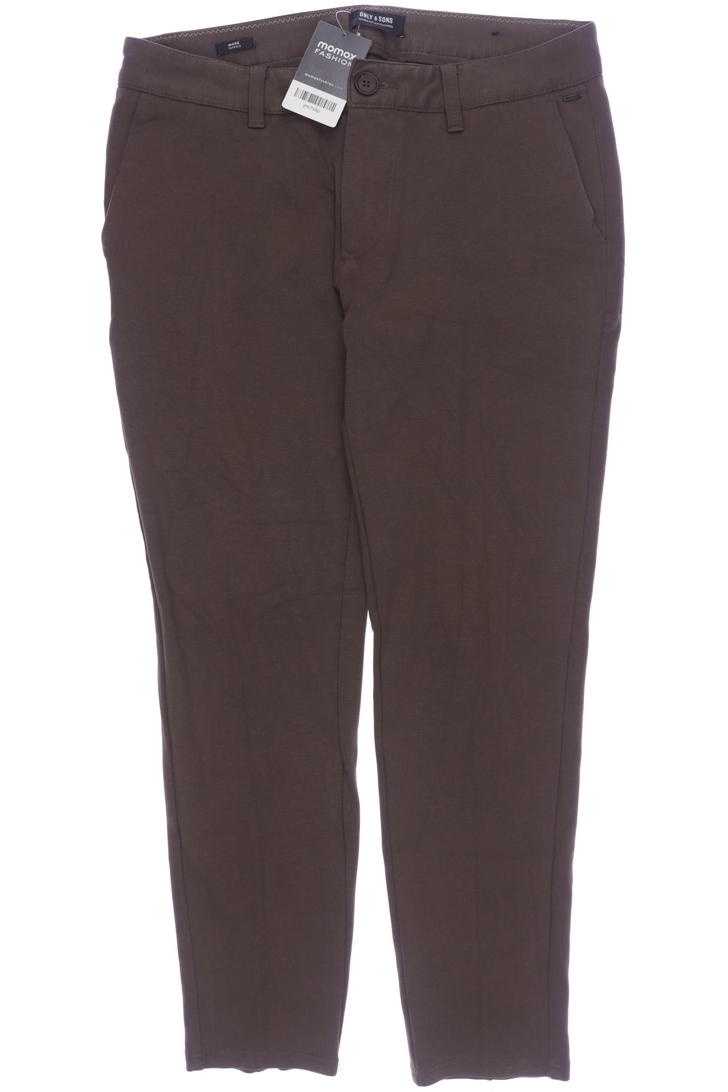 

Only & Sons Herren Stoffhose, braun, Gr. 33