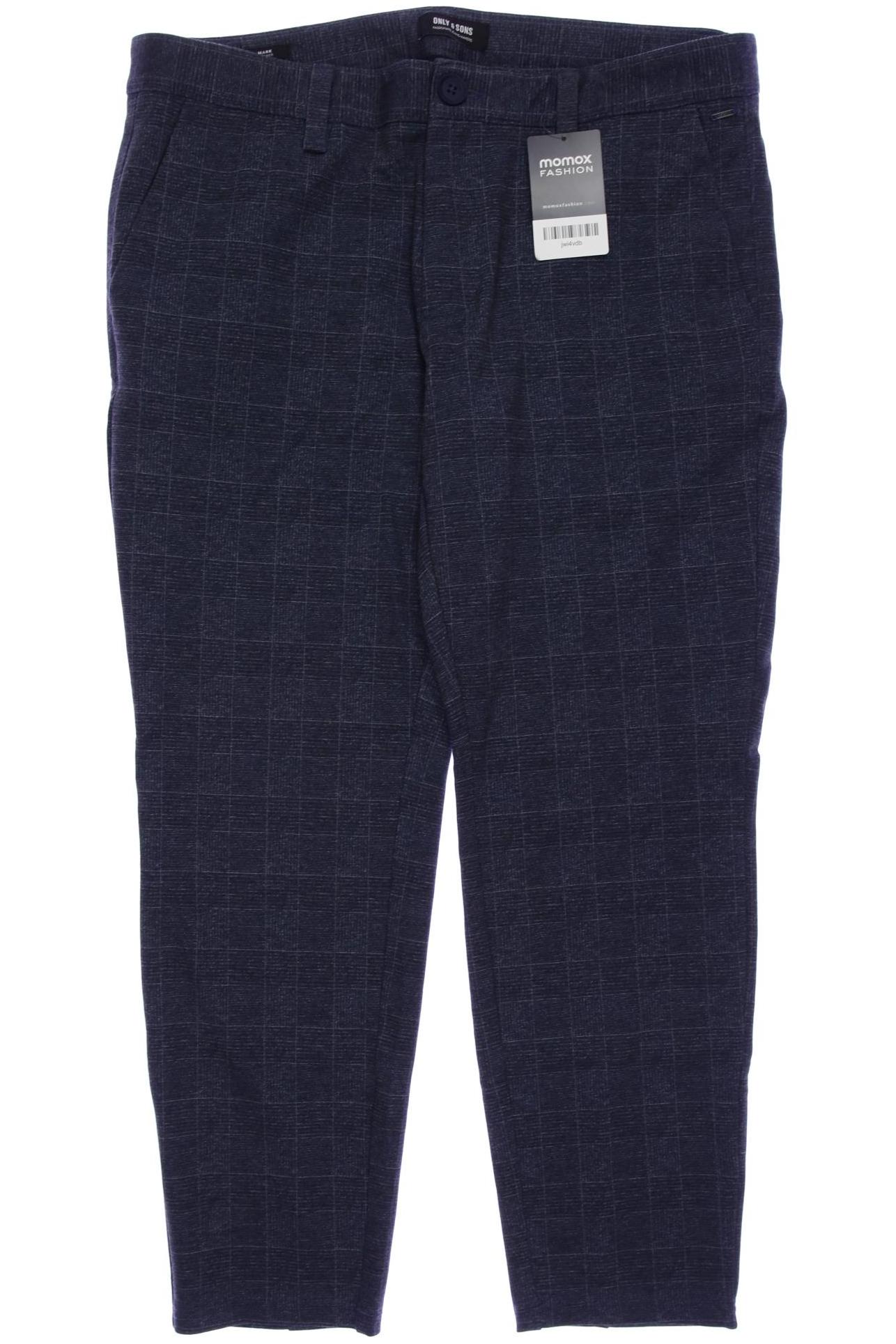 

Only & Sons Herren Stoffhose, marineblau, Gr. 35