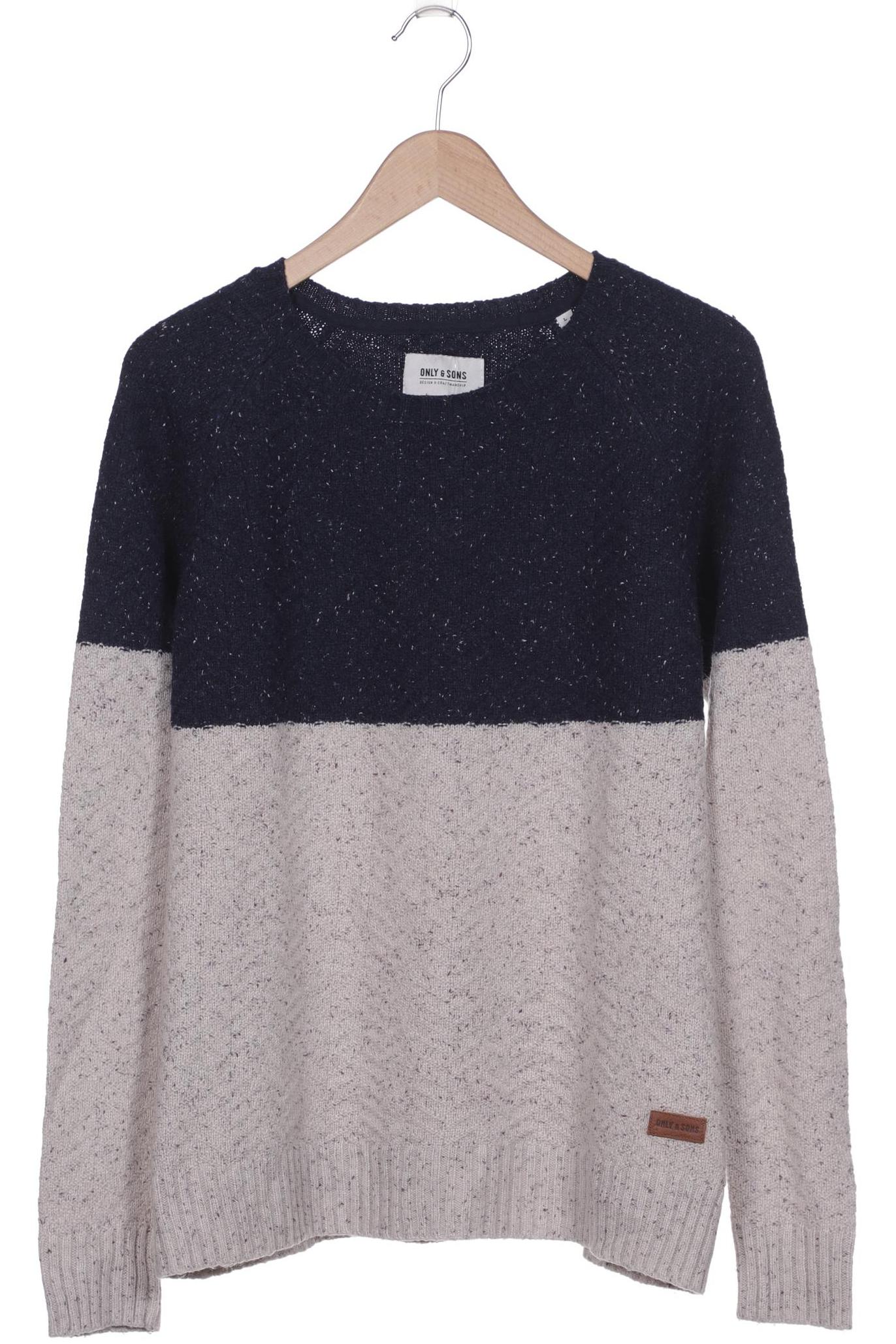 

Only & Sons Herren Pullover, grau, Gr. 52