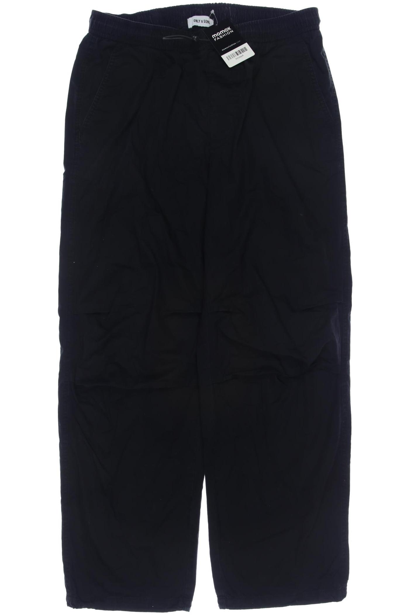 

Only & Sons Herren Stoffhose, schwarz, Gr. 0