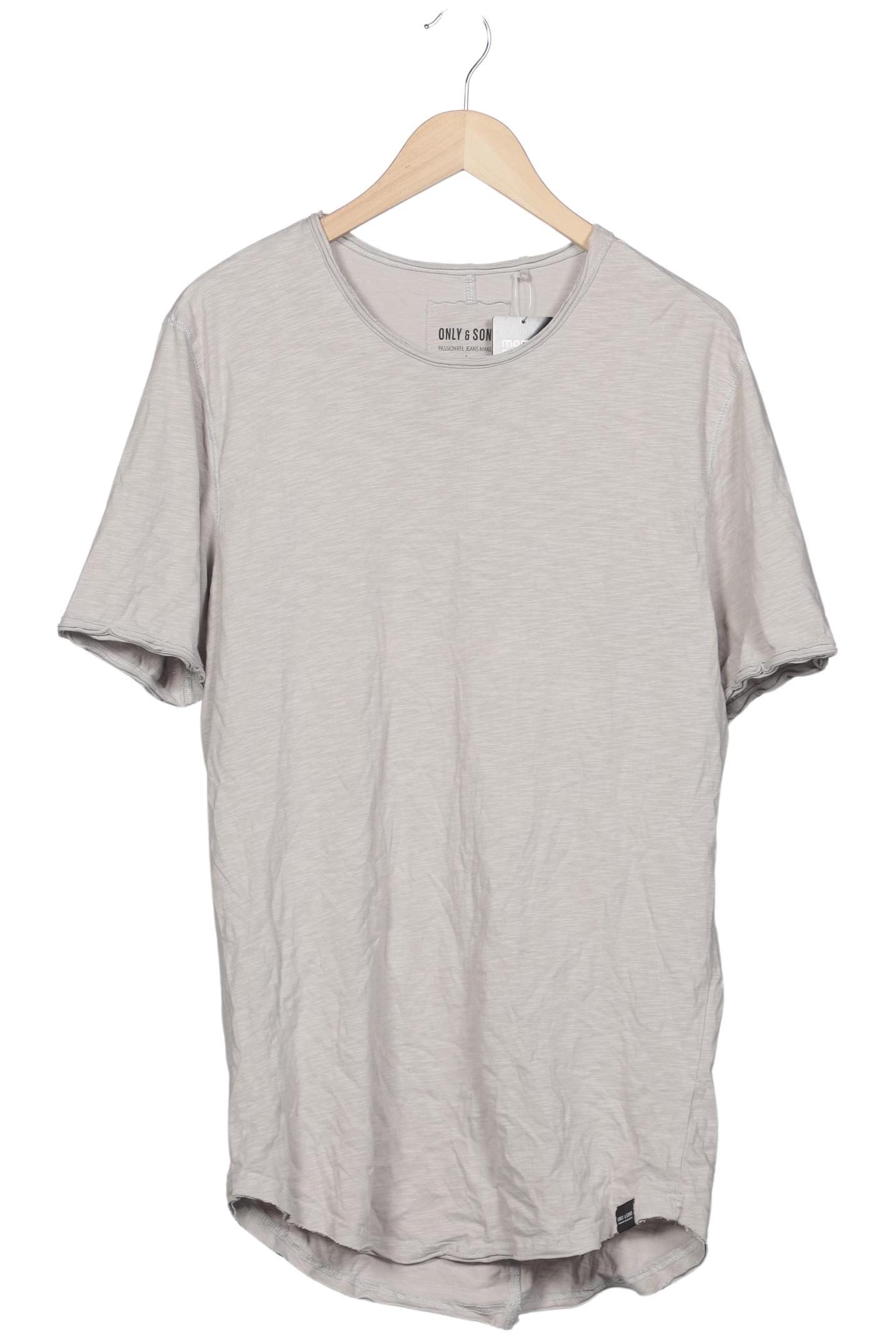 

Only & Sons Herren T-Shirt, grau, Gr. 52