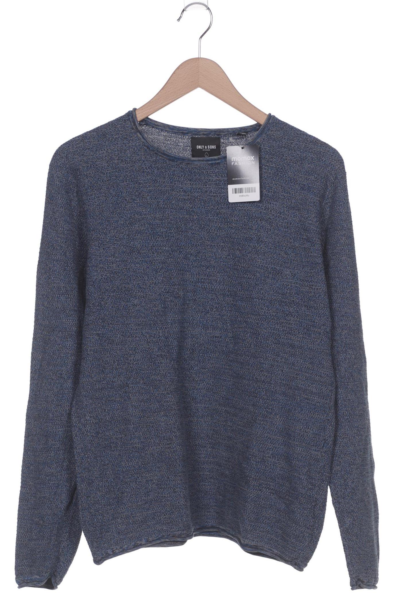 

Only & Sons Herren Pullover, blau, Gr. 52