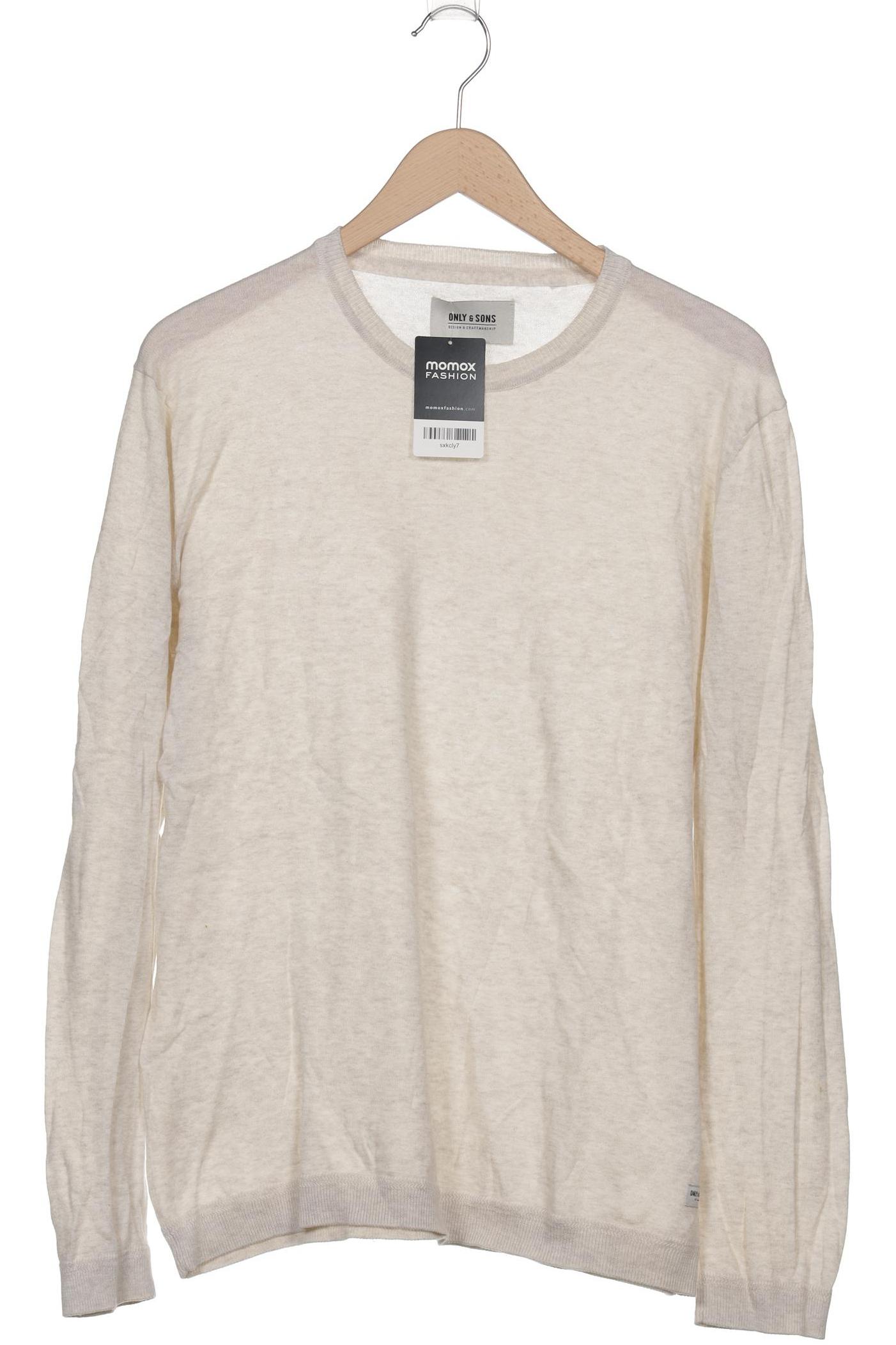 Thumbnail - Only &amp; Sons Herren Pullover, cremeweiß, Gr. 54