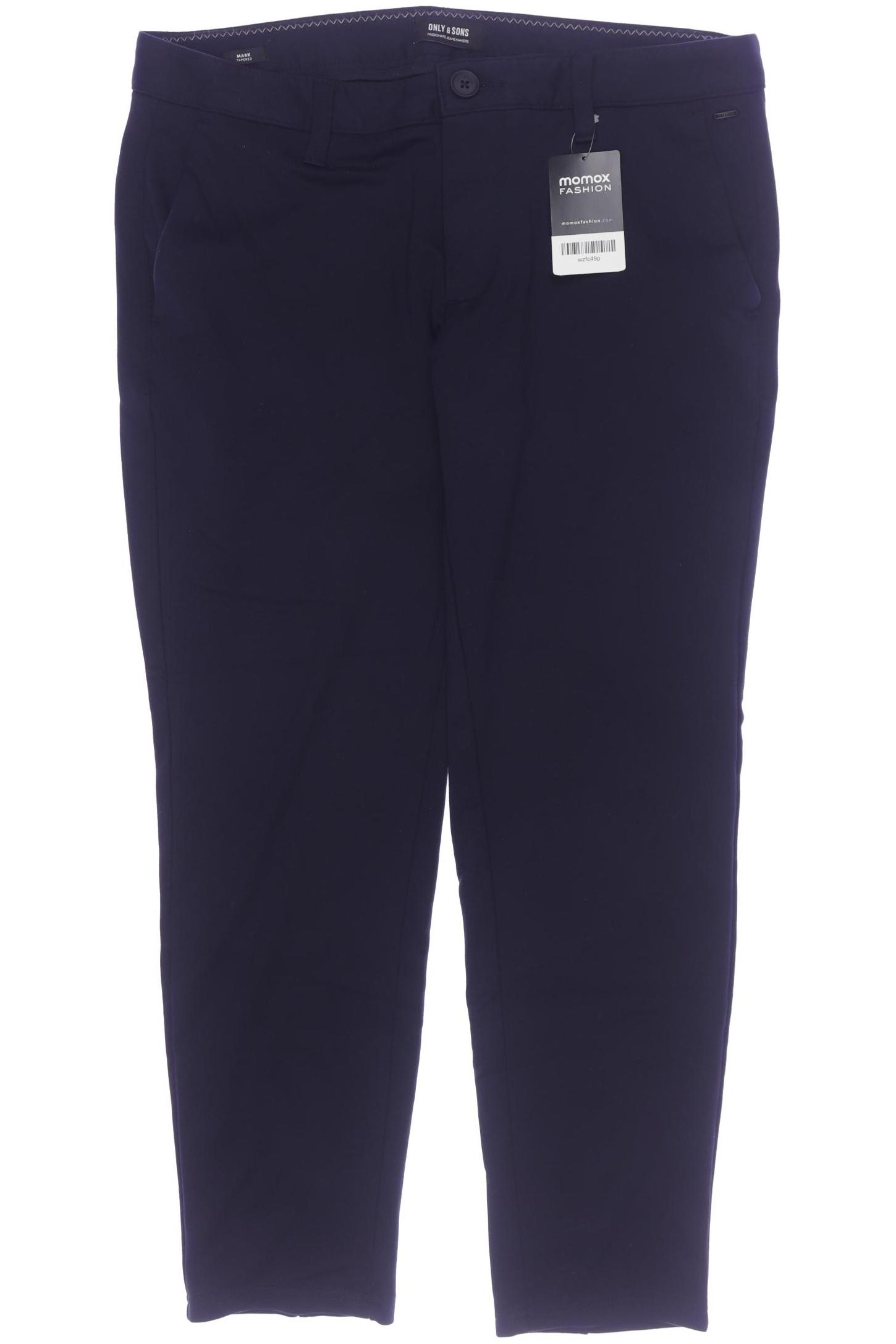 

Only & Sons Herren Stoffhose, marineblau, Gr. 34