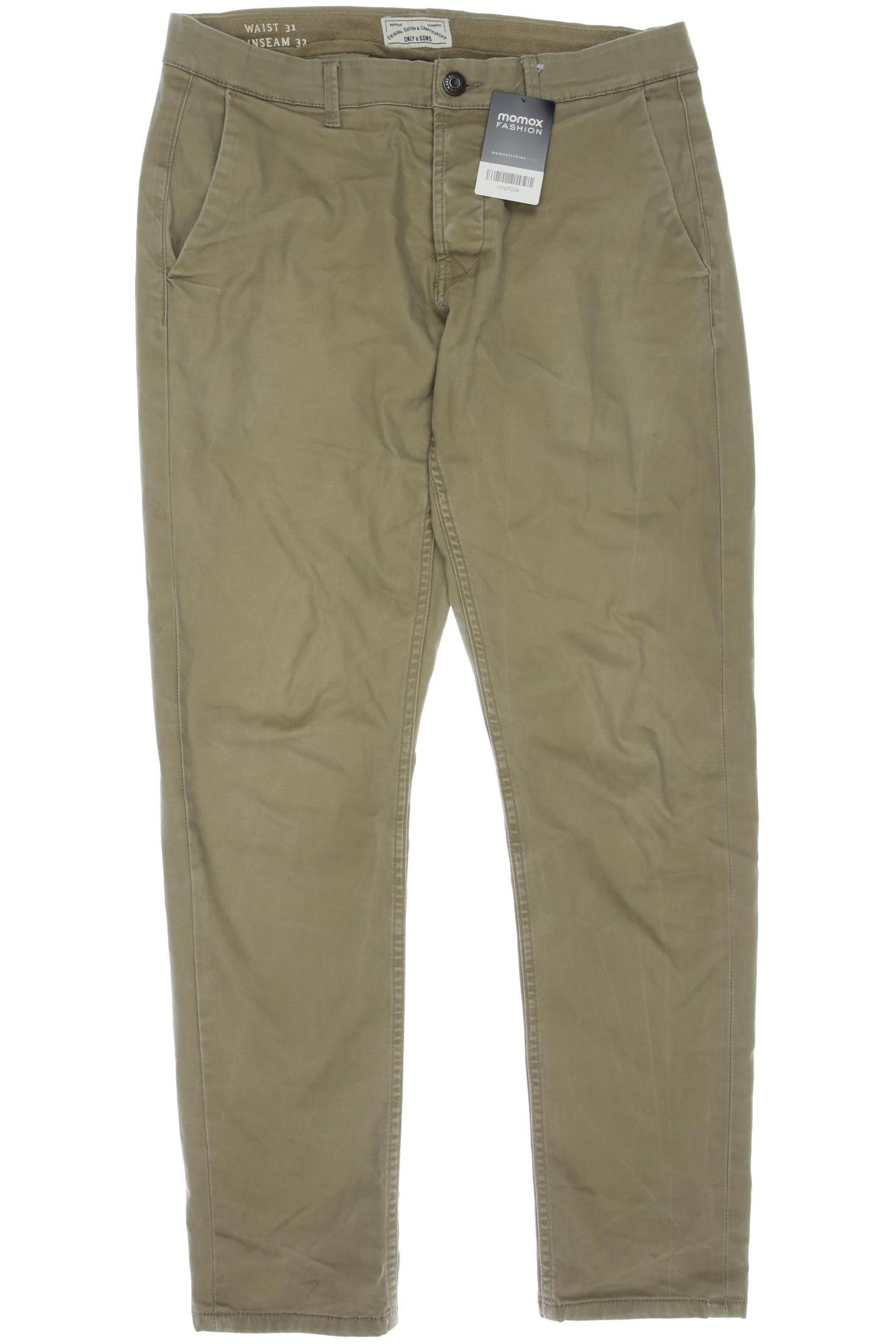 

Only & Sons Herren Stoffhose, braun, Gr. 31