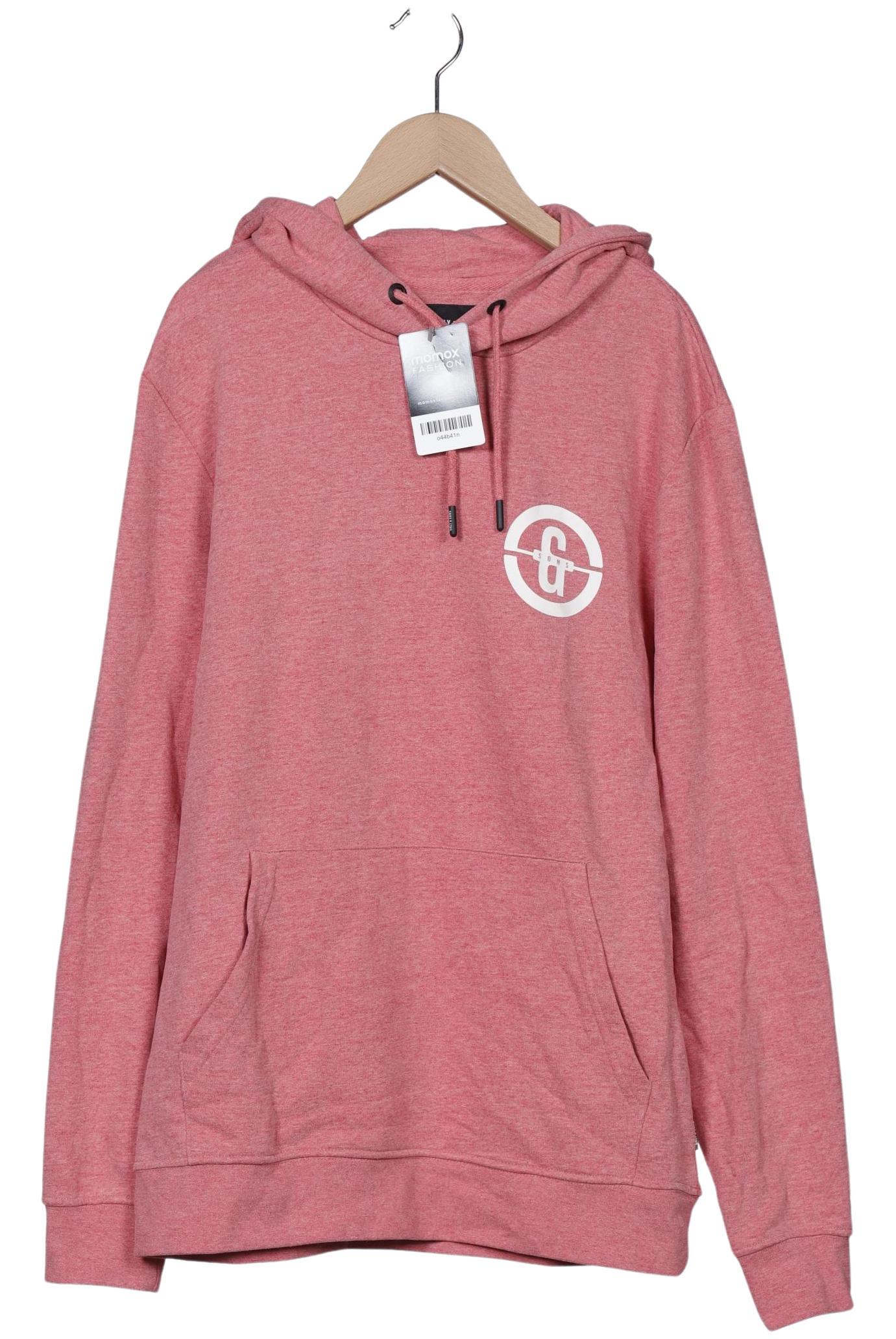 Thumbnail - Only &amp; Sons Herren Kapuzenpullover, pink, Gr. 48