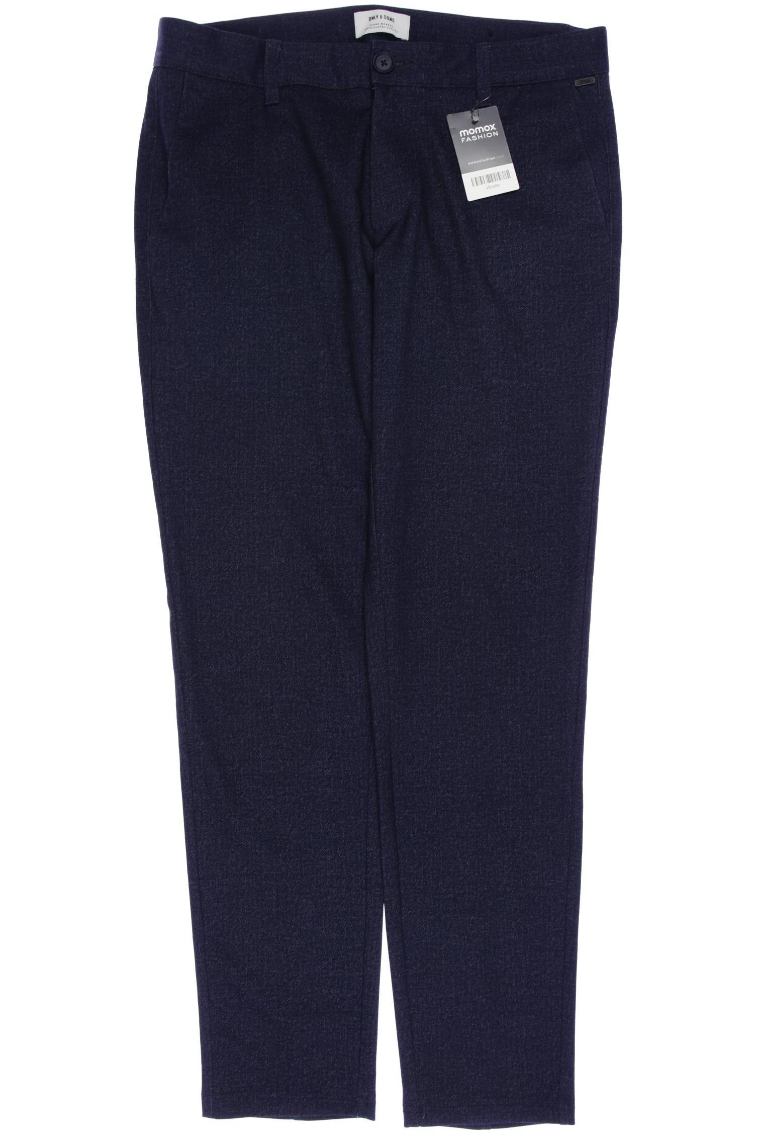 

Only & Sons Herren Stoffhose, marineblau, Gr. 32