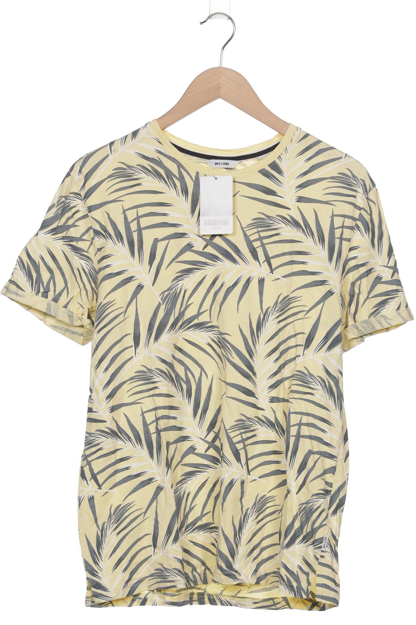 

Only & Sons Herren T-Shirt, gelb, Gr. 52
