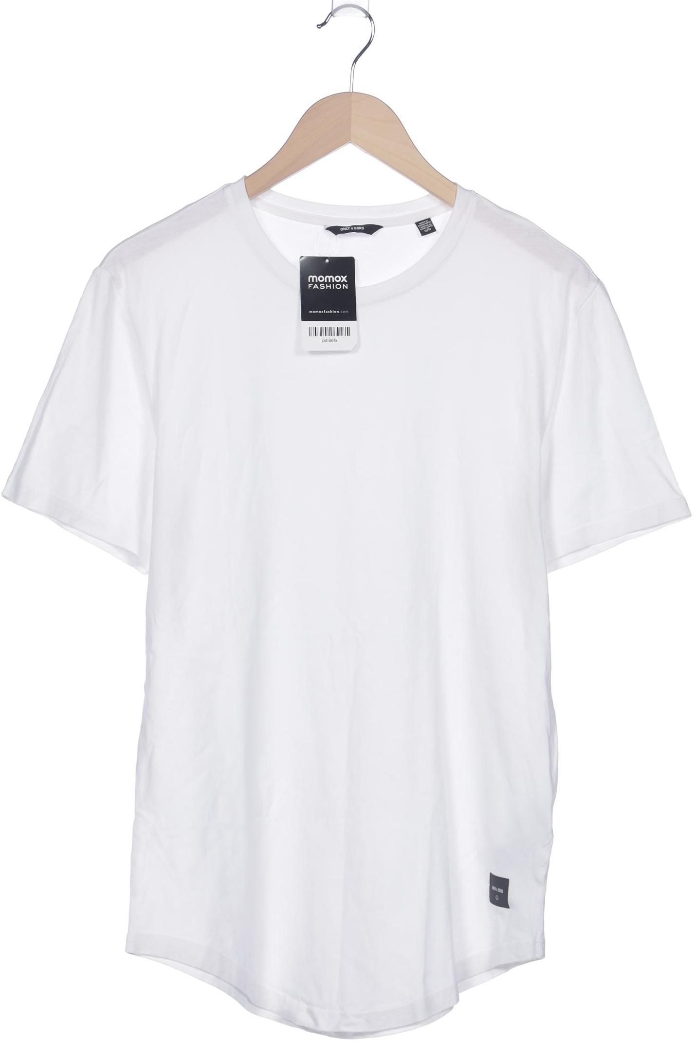 

Only & Sons Herren T-Shirt, weiß, Gr. 48