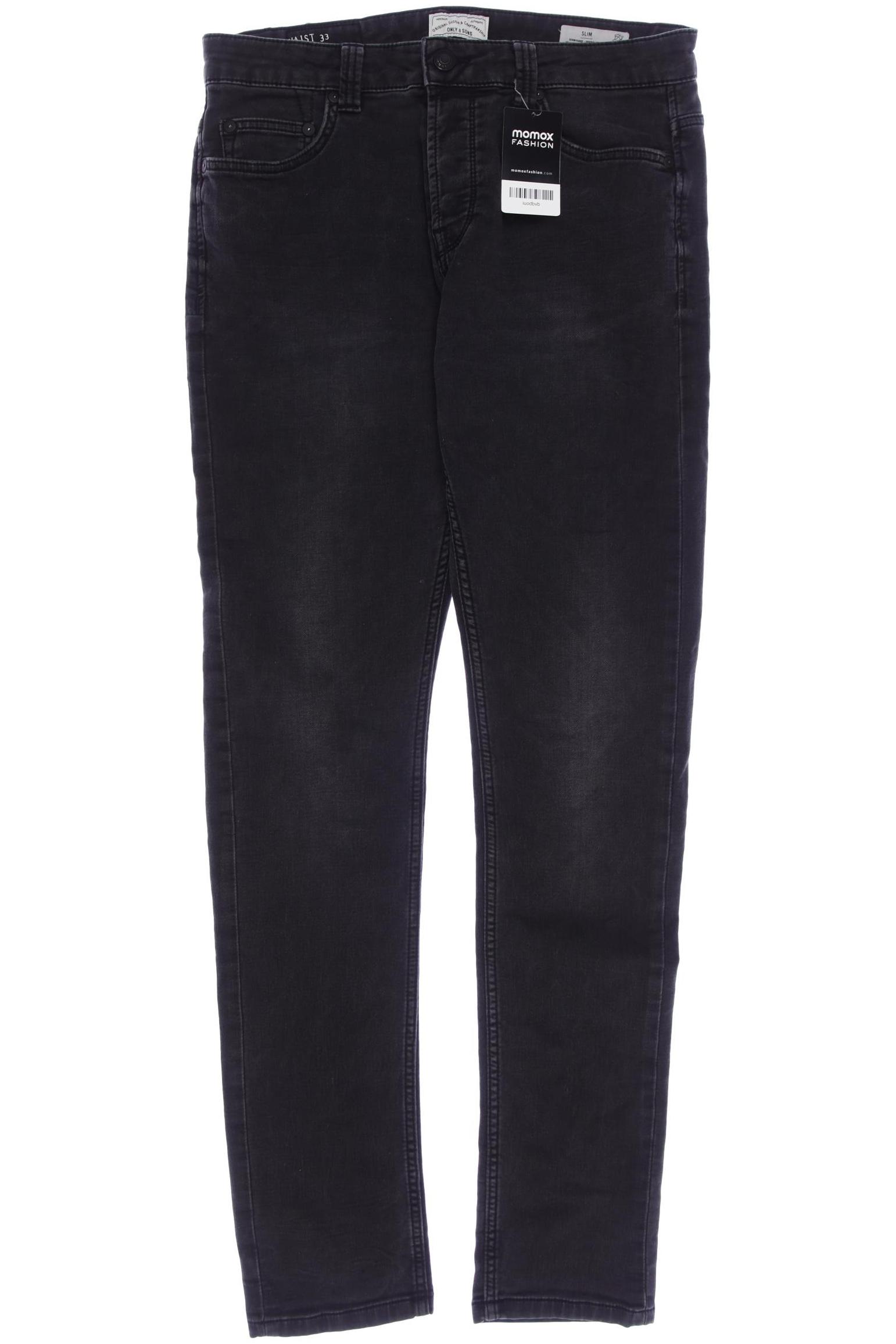 

Only & Sons Herren Jeans, grau, Gr. 33