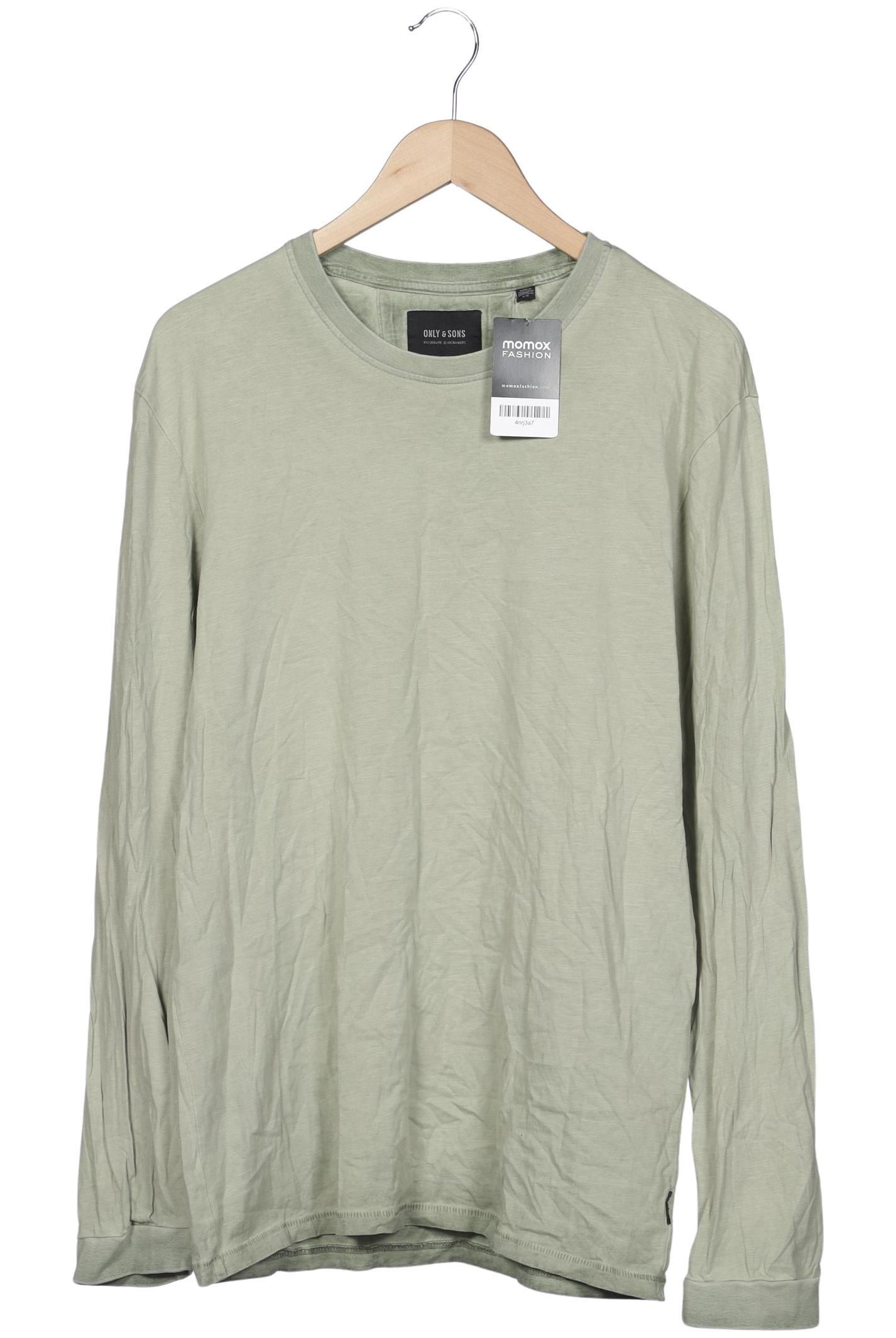 Thumbnail - Only &amp; Sons Herren Langarmshirt, grün, Gr. 52