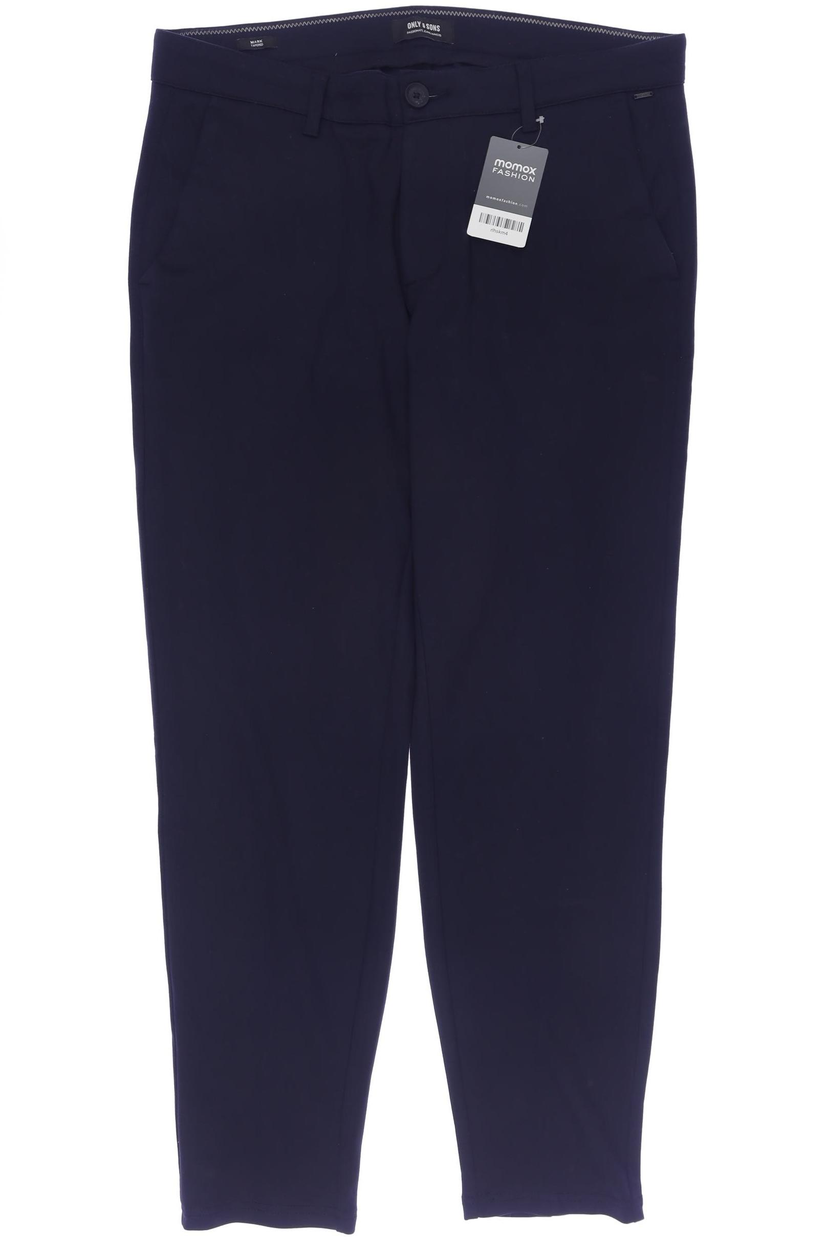 

Only & Sons Herren Stoffhose, marineblau, Gr. 34