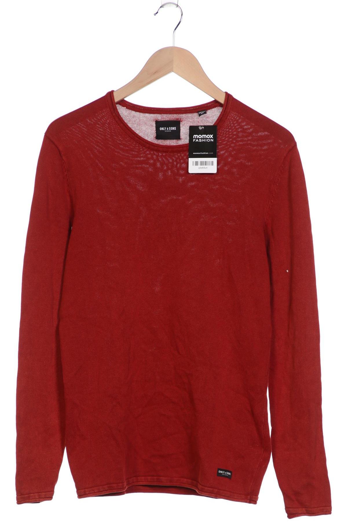 

Only & Sons Herren Pullover, rot, Gr. 46