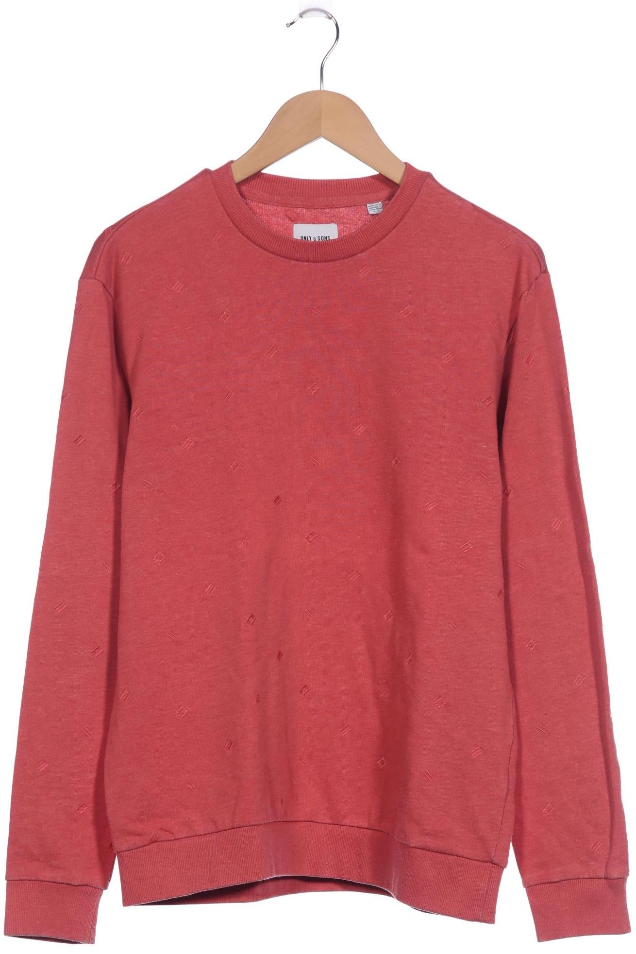 

Only & Sons Herren Sweatshirt, pink, Gr. 48