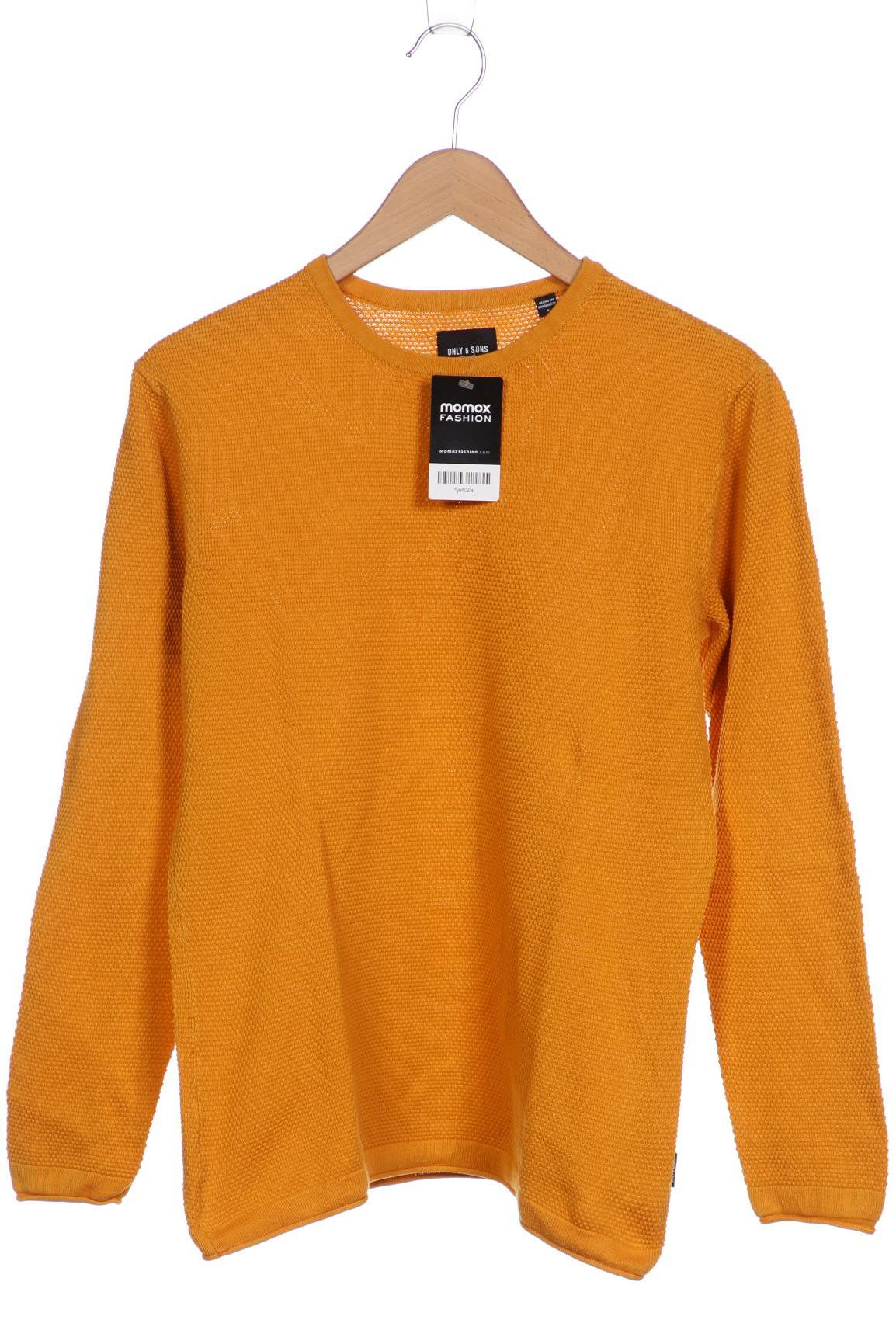 

Only & Sons Herren Pullover, gelb, Gr. 46