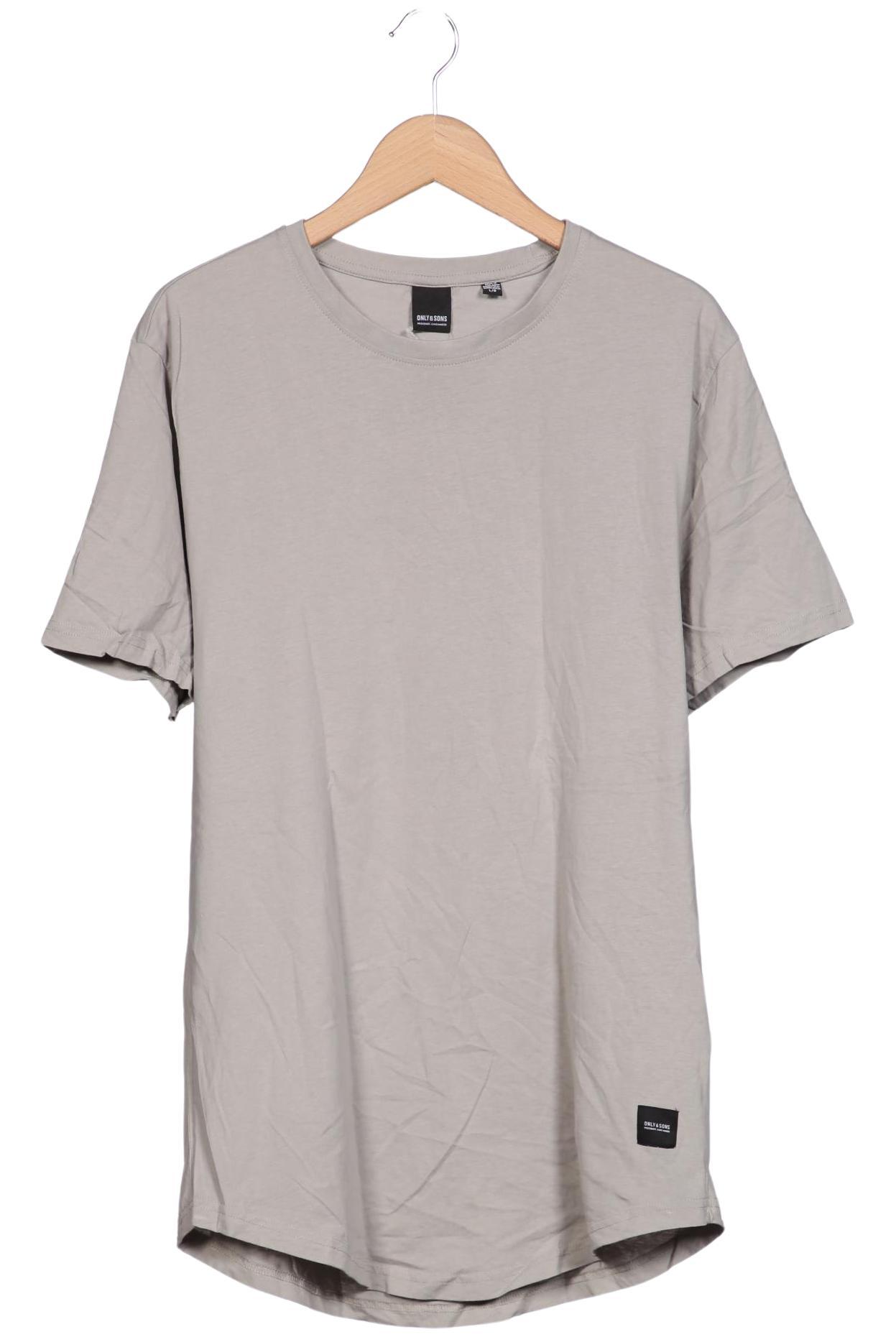 

Only & Sons Herren T-Shirt, grau, Gr. 52