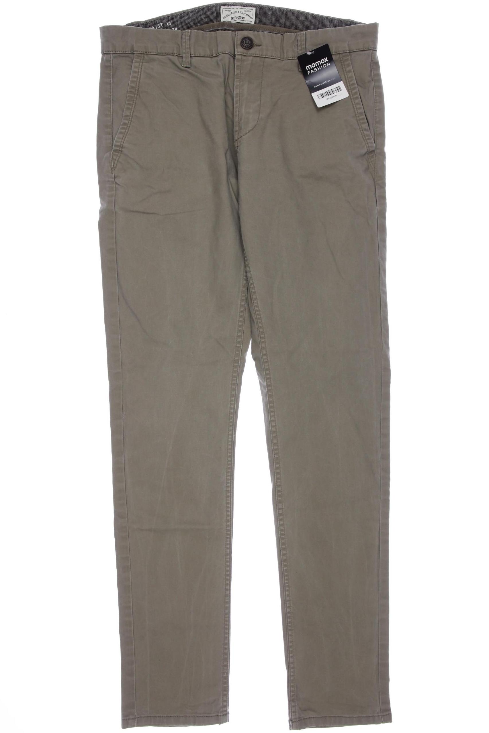 Thumbnail - Only &amp; Sons Herren Stoffhose, hellgrün, Gr. 31