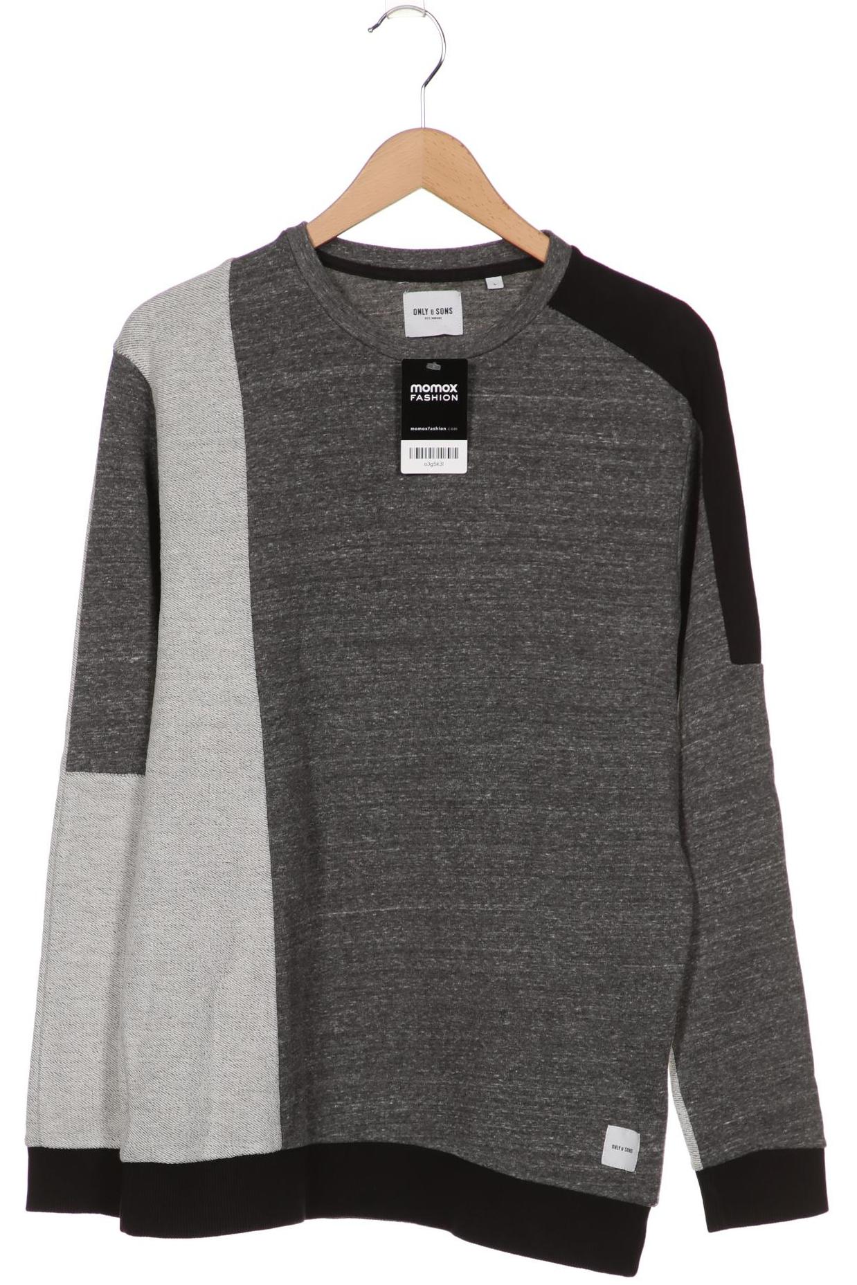 

Only & Sons Herren Sweatshirt, grau