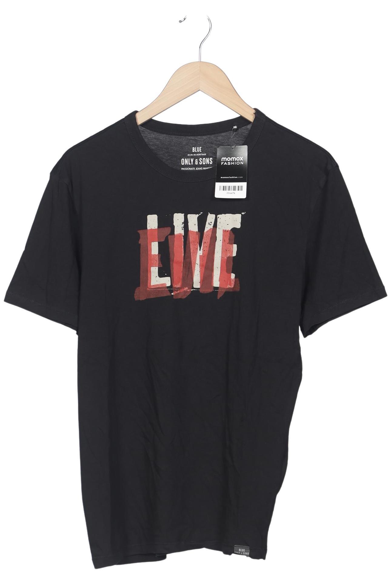 

Only & Sons Herren T-Shirt, schwarz, Gr. 48