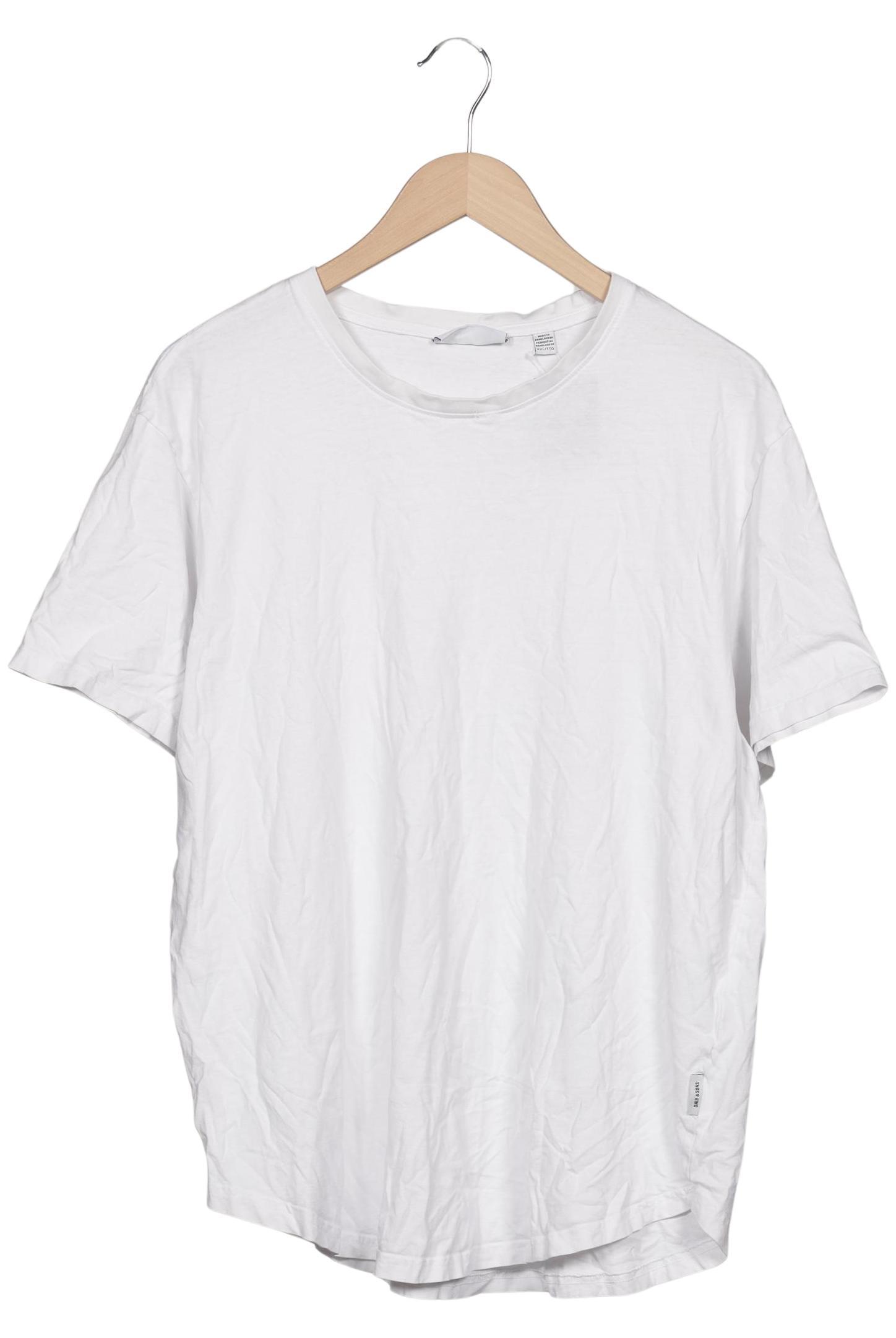 

Only & Sons Herren T-Shirt, weiß, Gr. 56