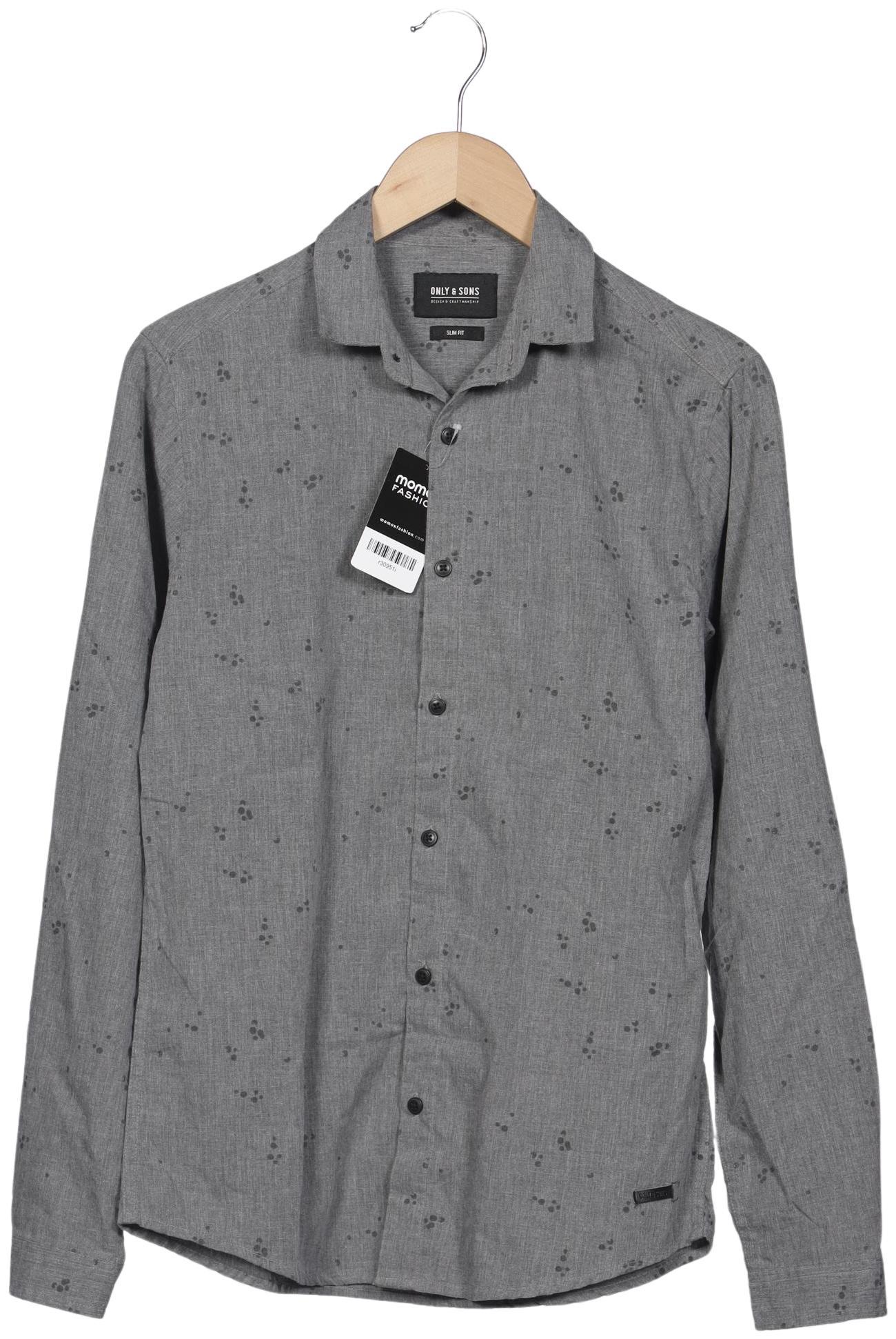 

Only & Sons Herren Hemd, grau, Gr. 46