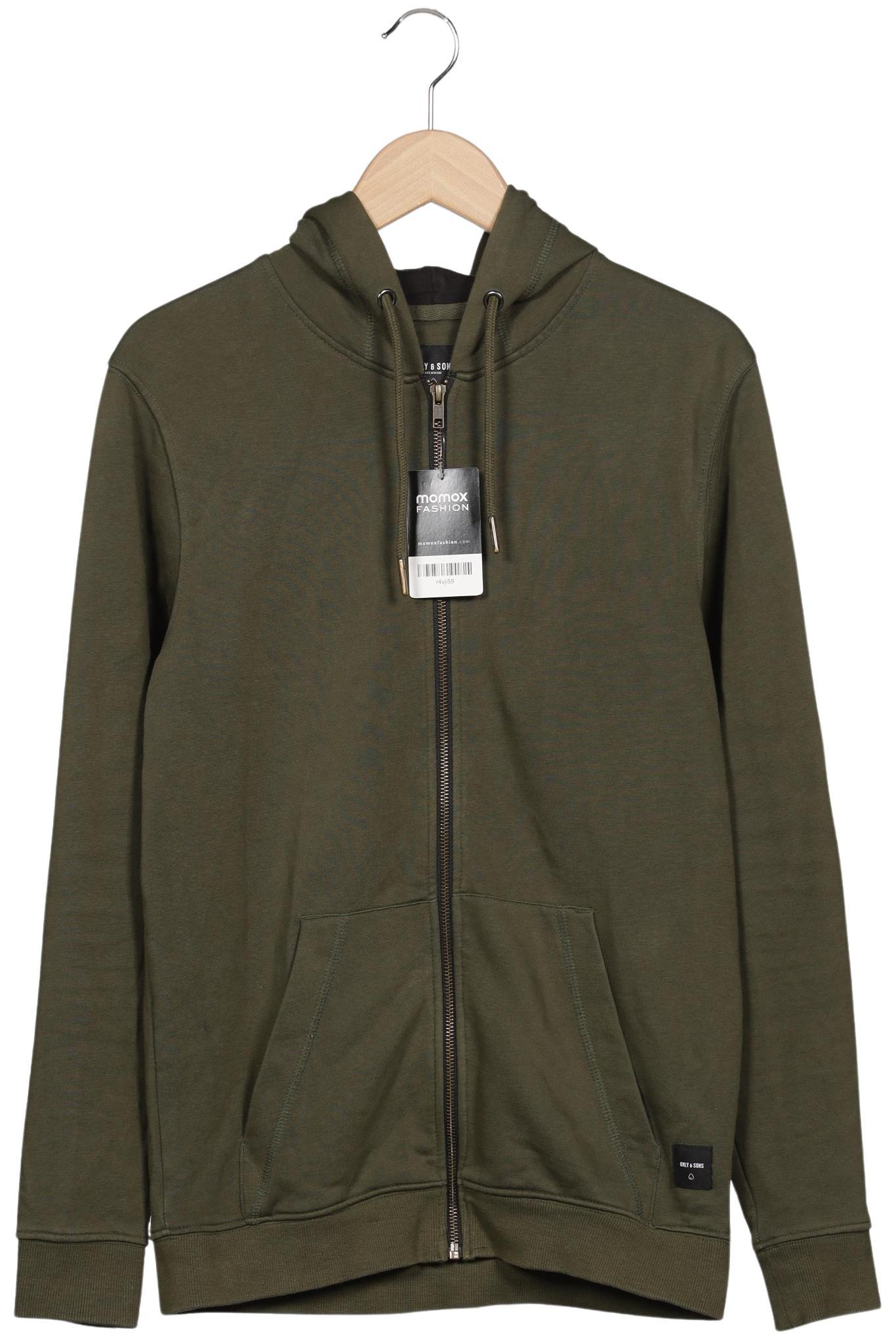 

Only & Sons Herren Kapuzenpullover, grün, Gr. 44