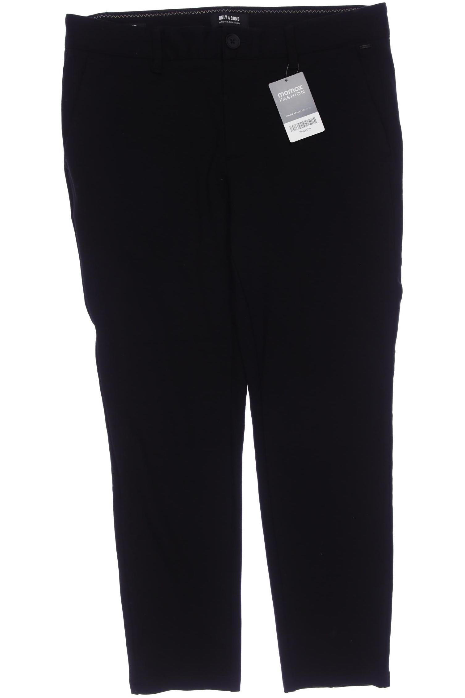 

Only & Sons Herren Stoffhose, schwarz, Gr. 33