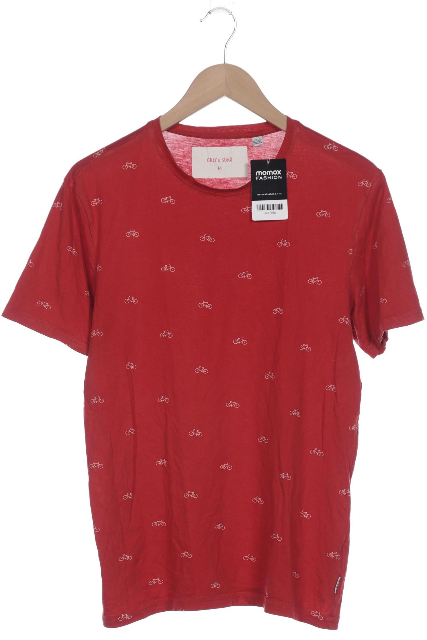 

Only & Sons Herren T-Shirt, rot, Gr. 48