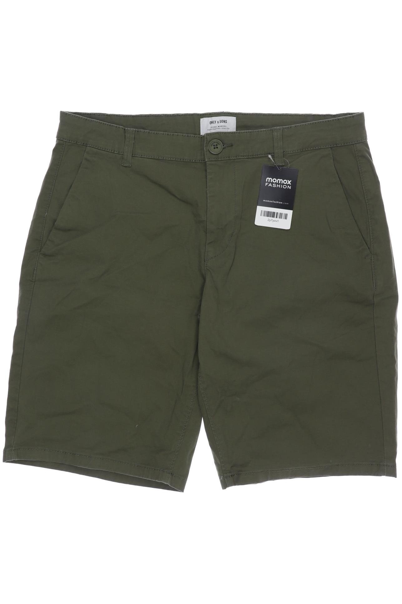 

Only & Sons Herren Shorts, grün, Gr. 32