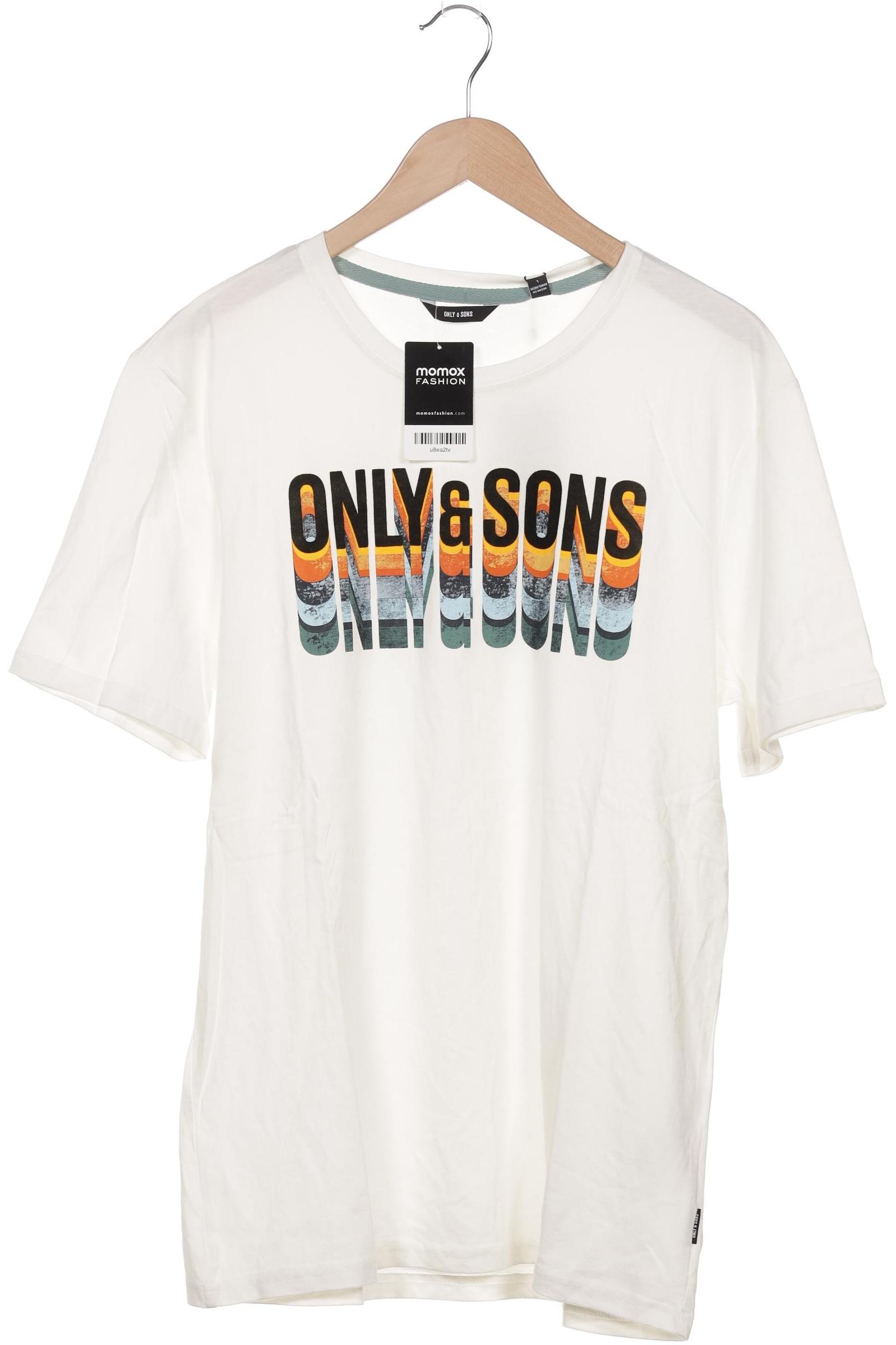 

Only & Sons Herren T-Shirt, cremeweiß, Gr. 52