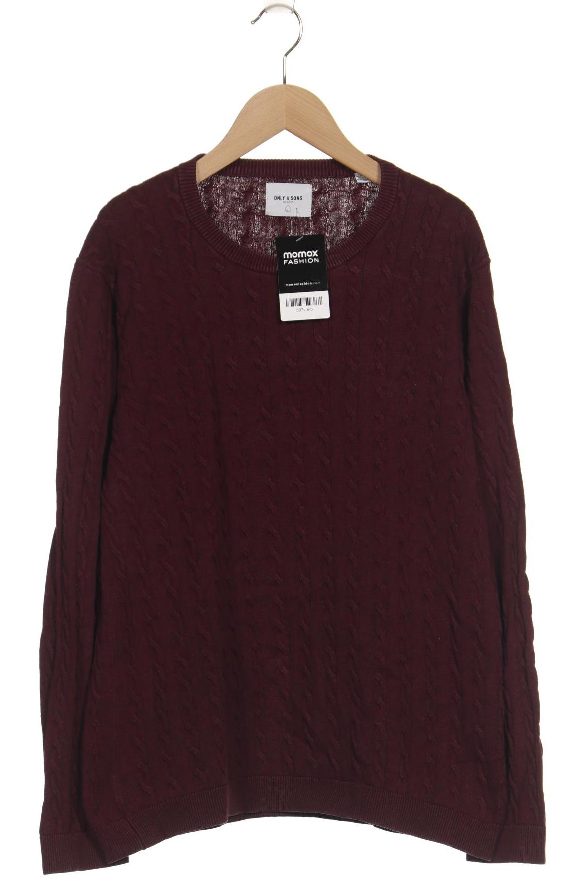 

Only & Sons Herren Pullover, bordeaux, Gr. 52