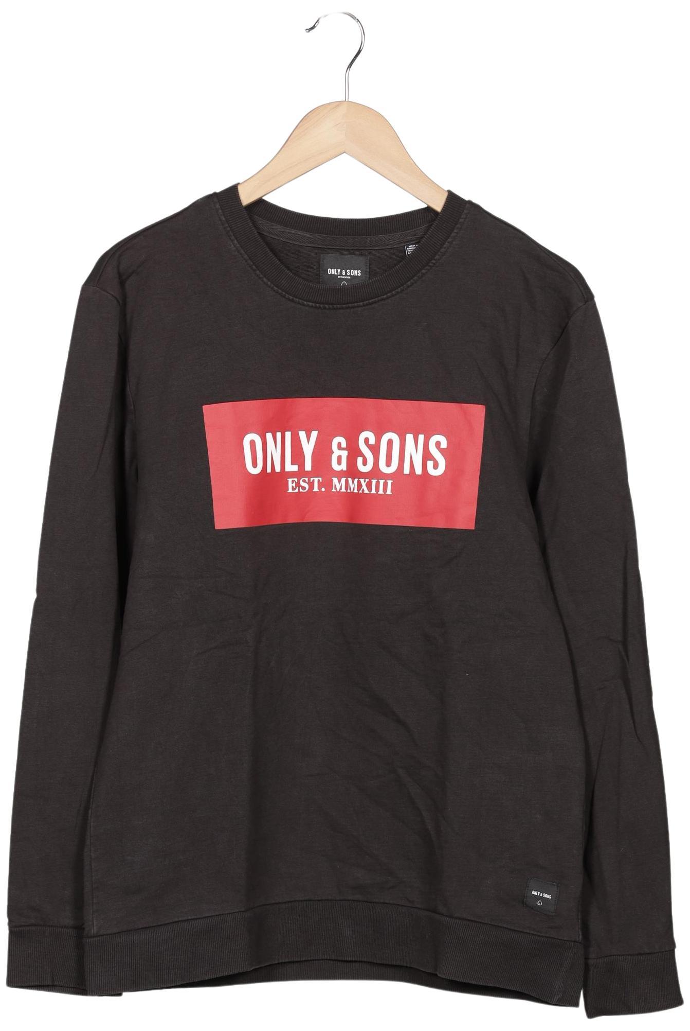

Only & Sons Herren Sweatshirt, schwarz, Gr. 52