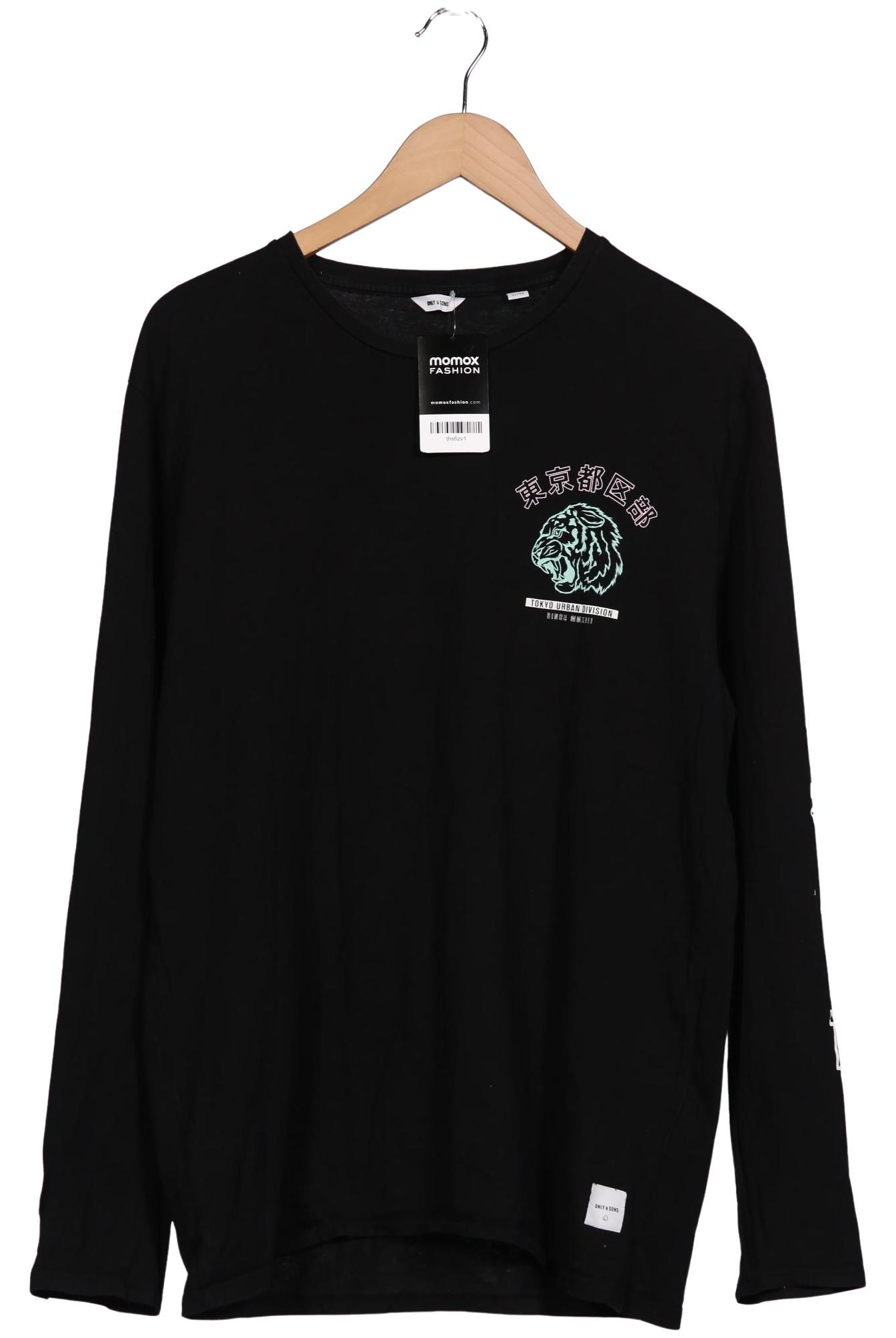 

Only & Sons Herren Langarmshirt, schwarz, Gr. 54
