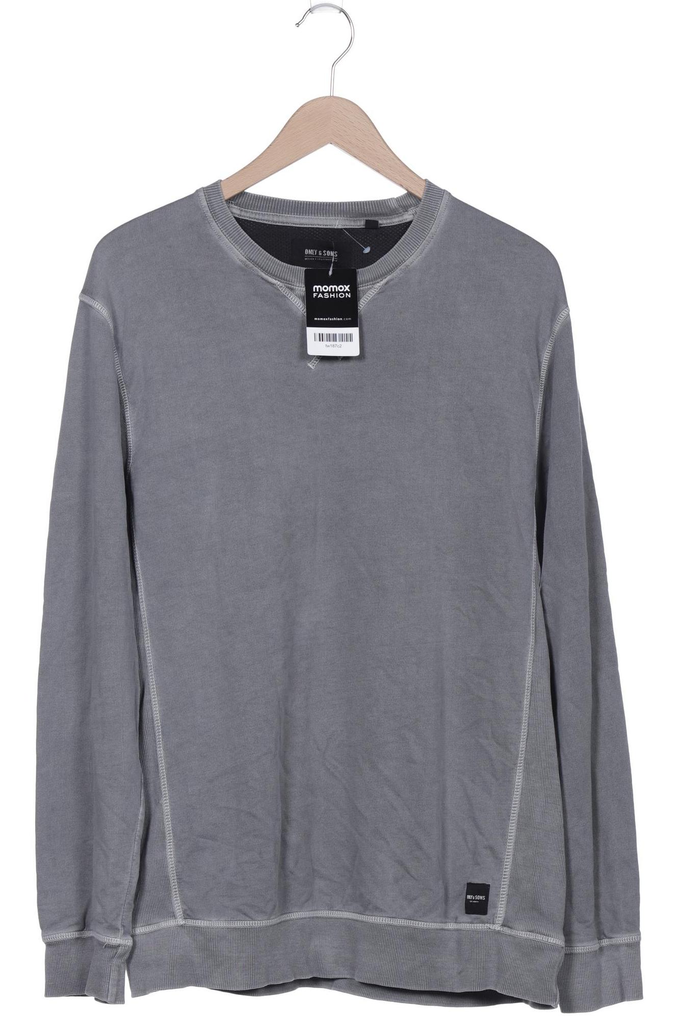 

Only & Sons Herren Sweatshirt, grau, Gr. 52