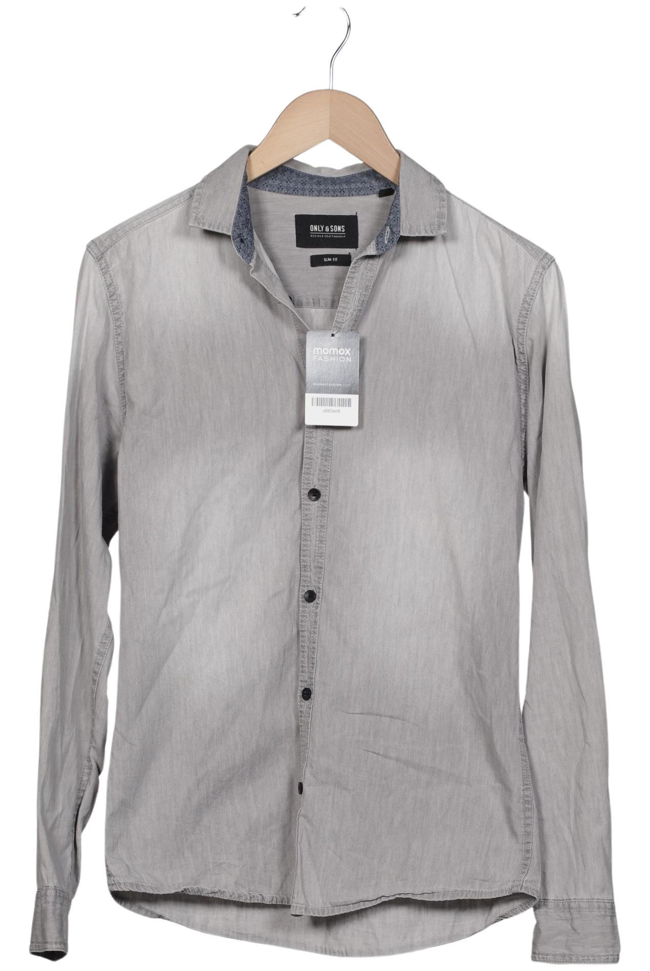 

Only & Sons Herren Hemd, grau, Gr. 46