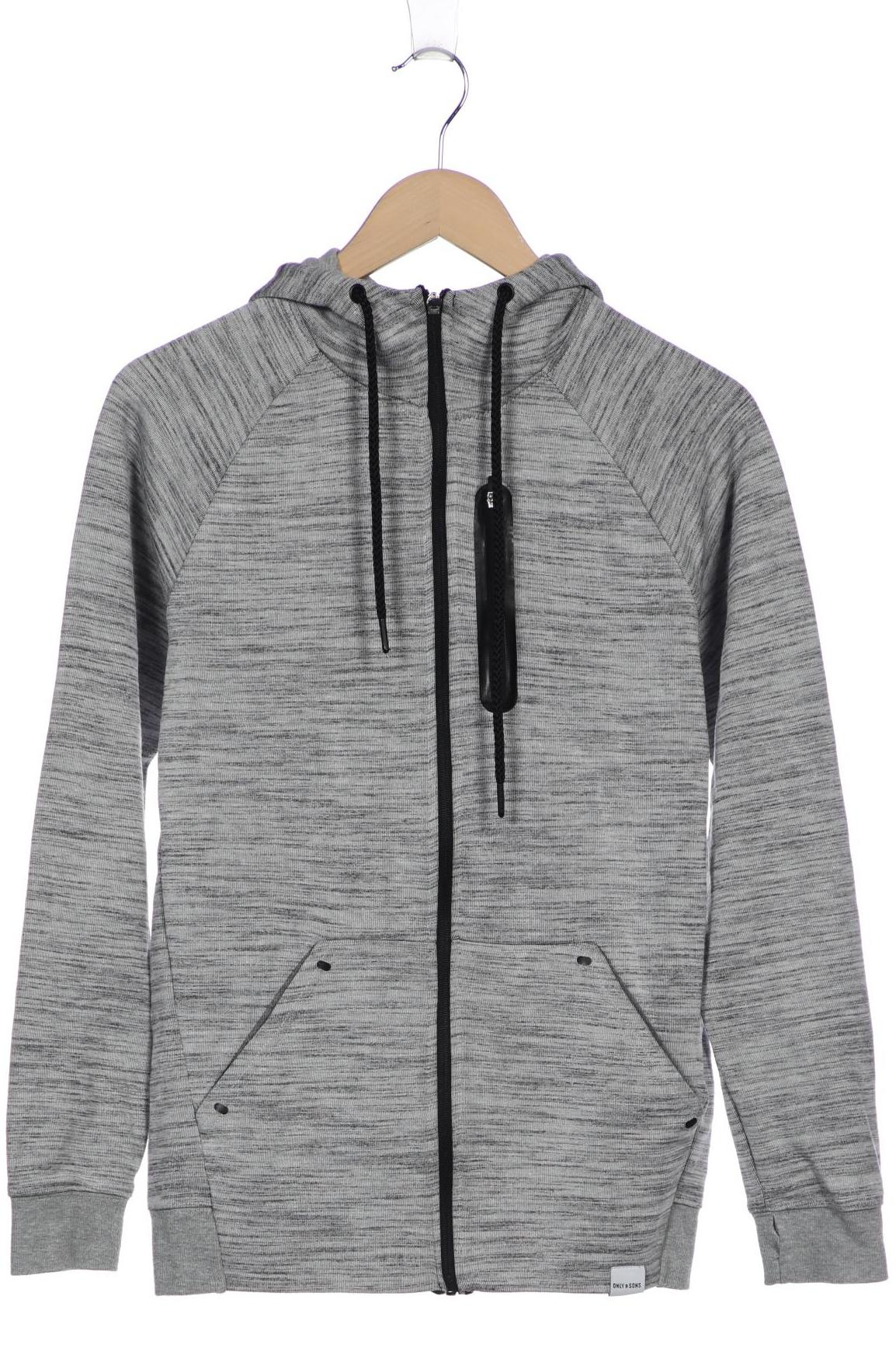 

Only & Sons Herren Kapuzenpullover, grau, Gr. 46