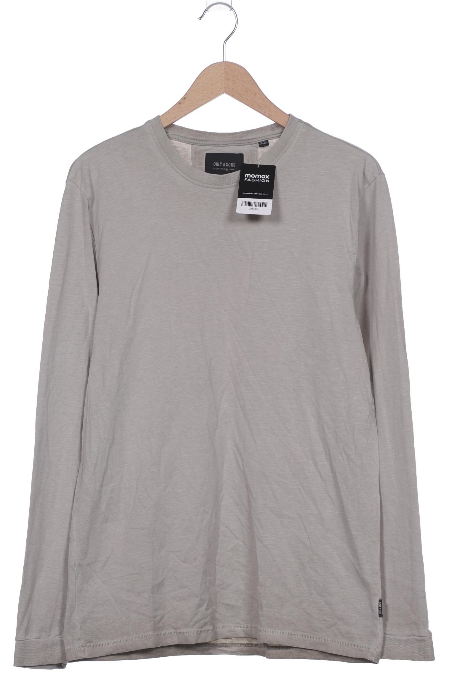 

Only & Sons Herren Langarmshirt, grau, Gr. 52
