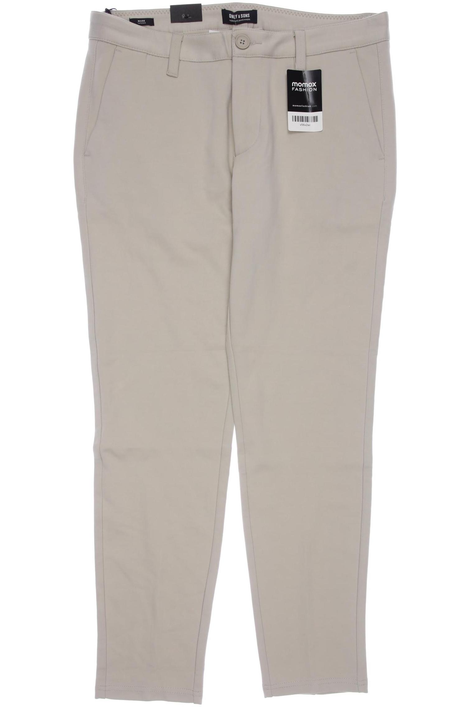 

Only & Sons Herren Stoffhose, cremeweiß, Gr. 33